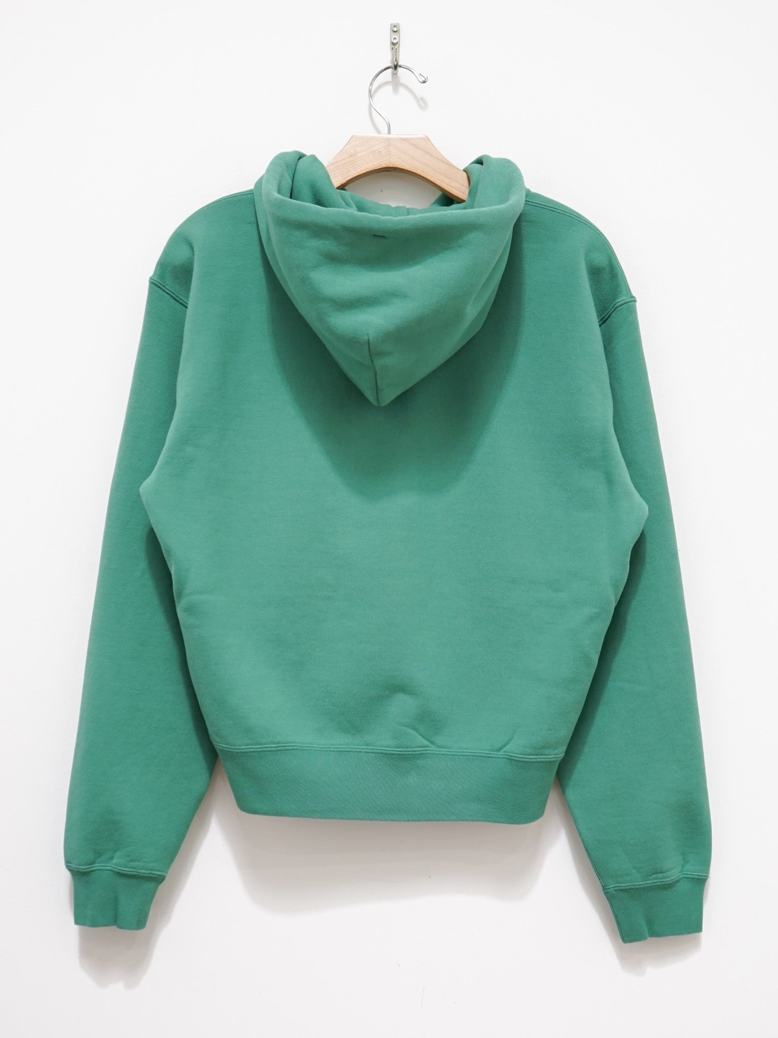 Namu Shop - Auralee High Count Heavy Sweat Pullover Parka - Jade Green