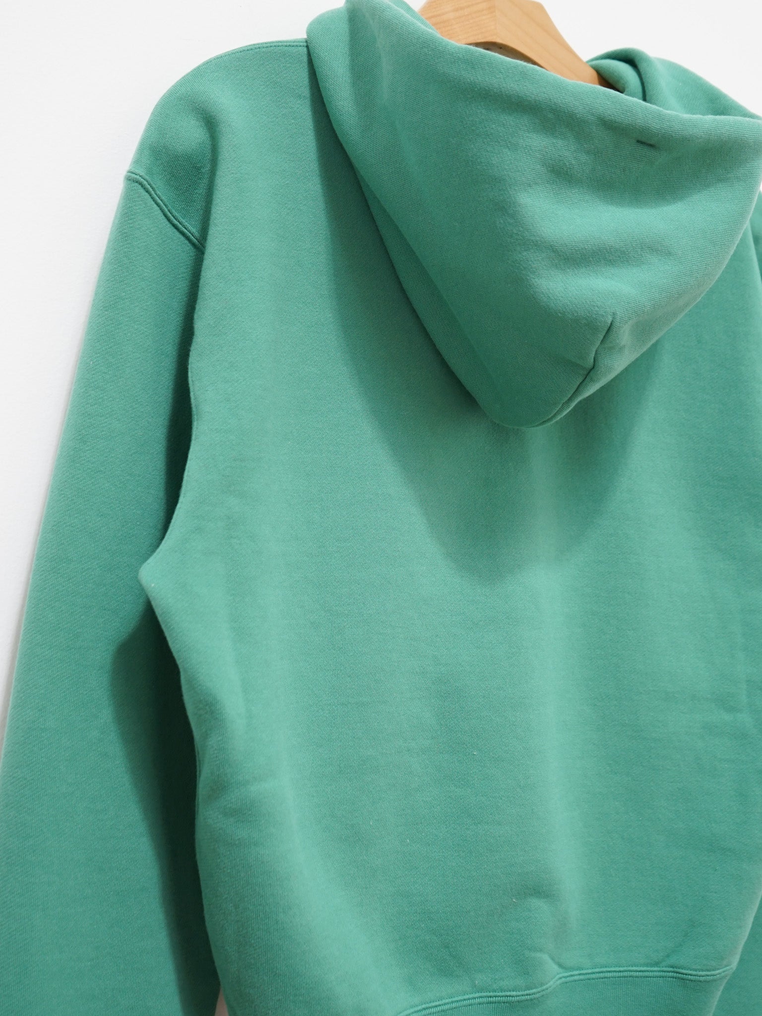 Namu Shop - Auralee High Count Heavy Sweat Pullover Parka - Jade Green