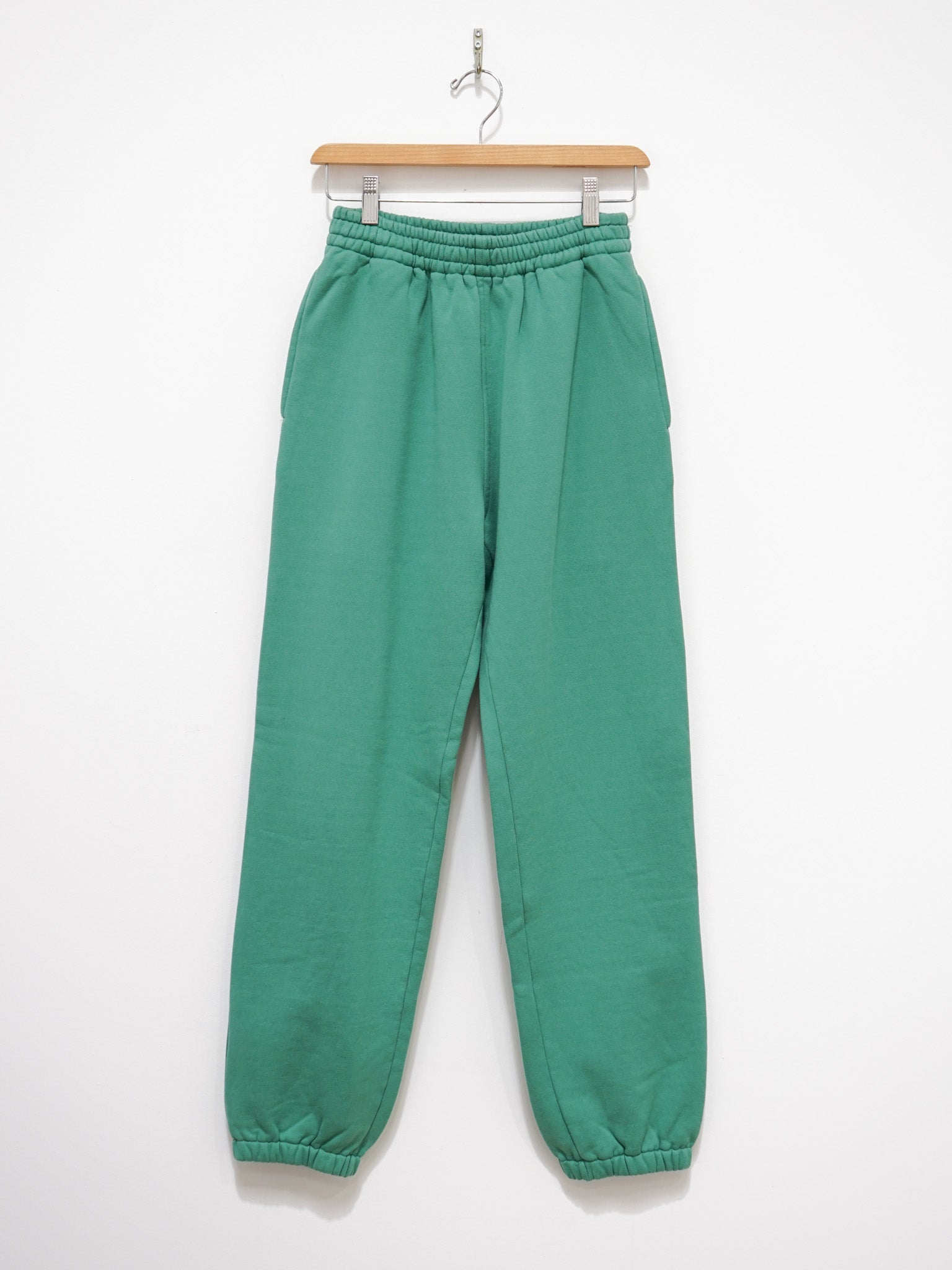 Namu Shop - Auralee High Count Heavy Sweatpants - Jade Green