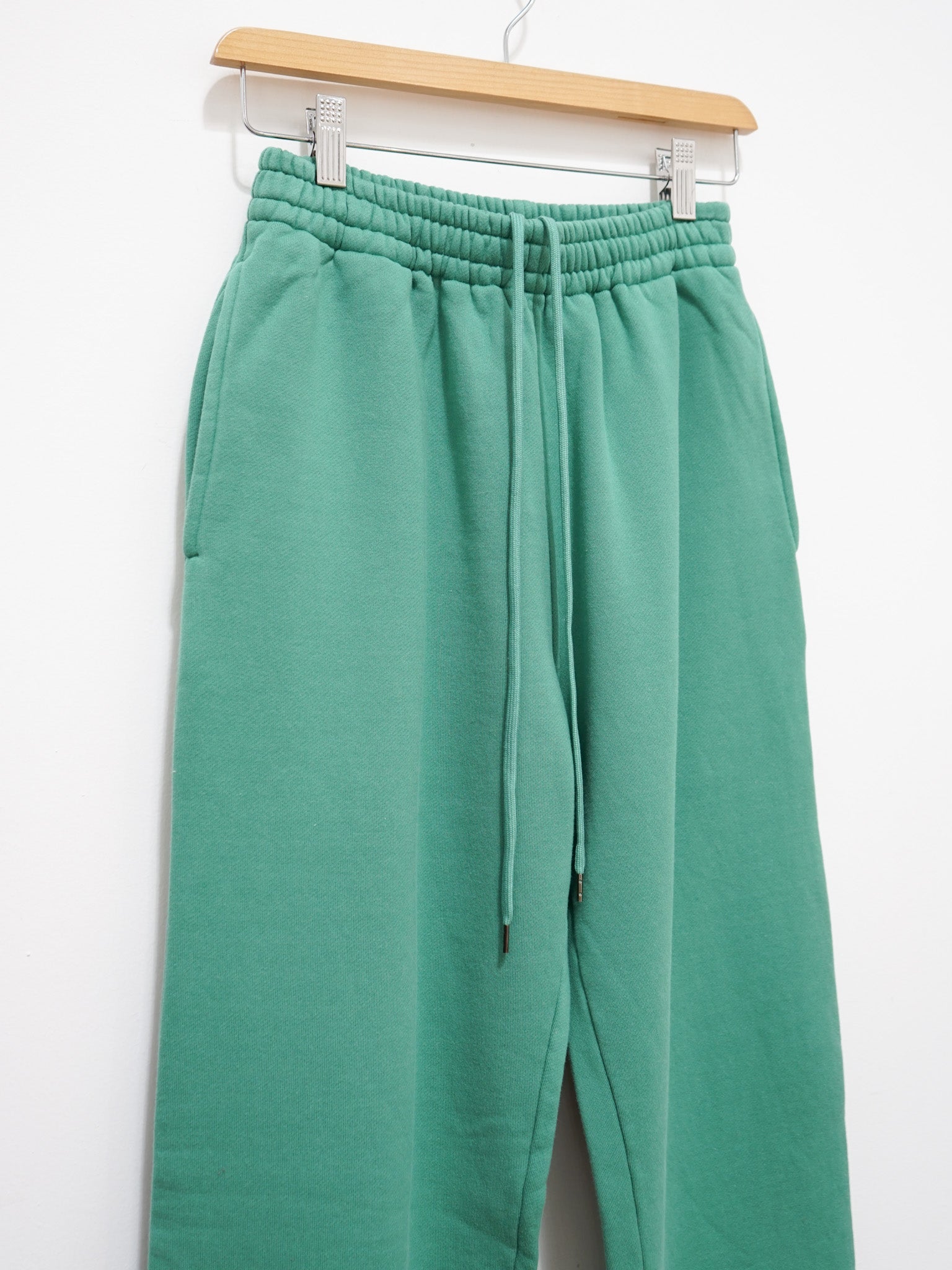 Namu Shop - Auralee High Count Heavy Sweatpants - Jade Green