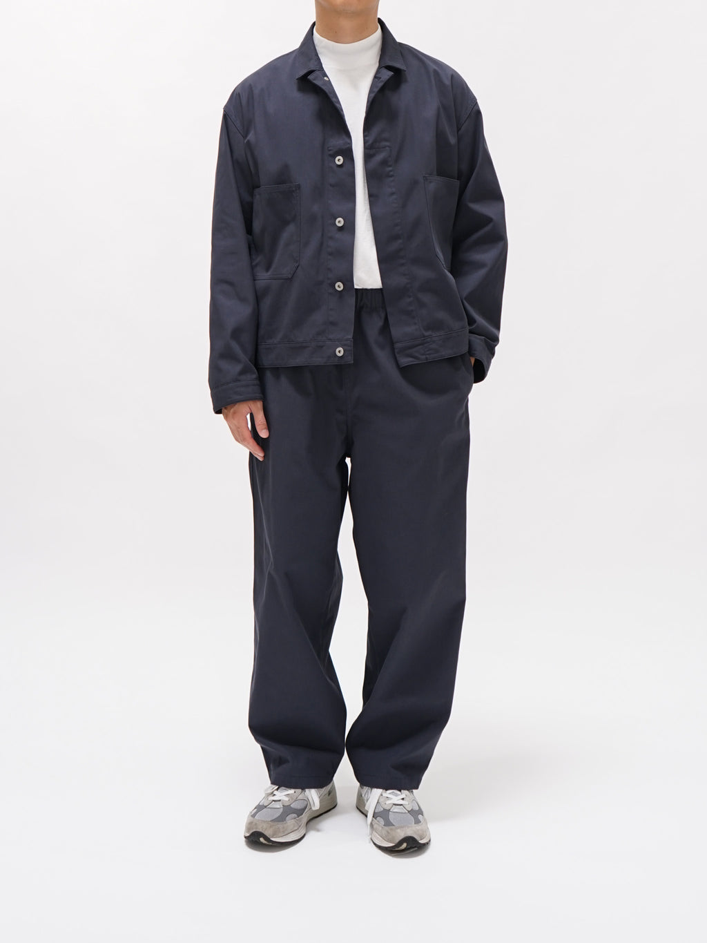 Namu Shop - Y Organic Cotton Recycle Poly Twill Blouson - Navy