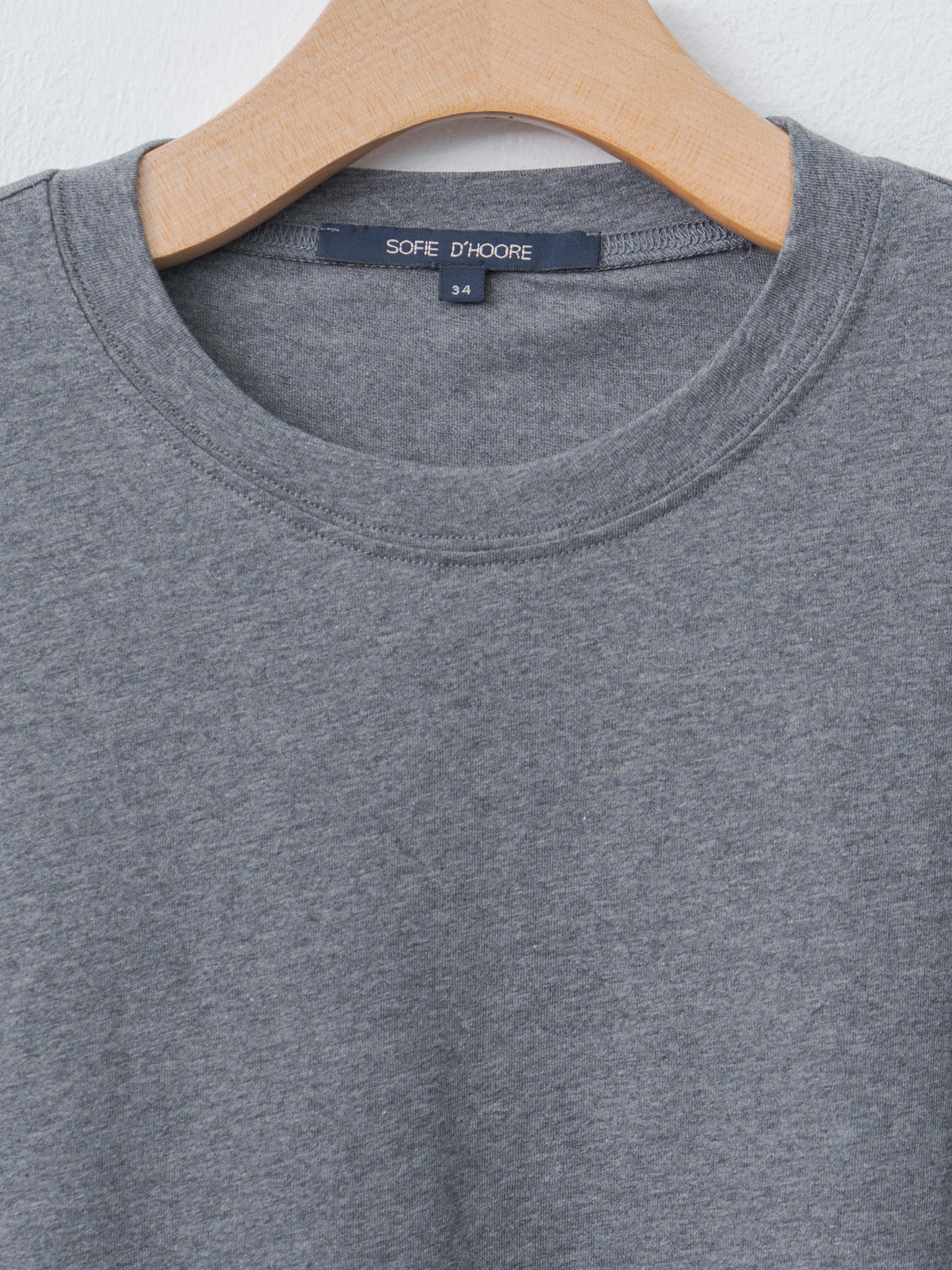 Namu Shop - Sofie D'Hoore Tilly Tee - Mid Gray Melange