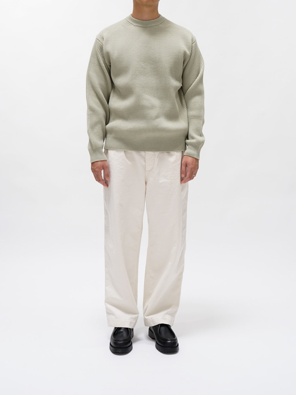 Namu Shop - Hatski 2-Tack Easy Chino Pants - Ecru