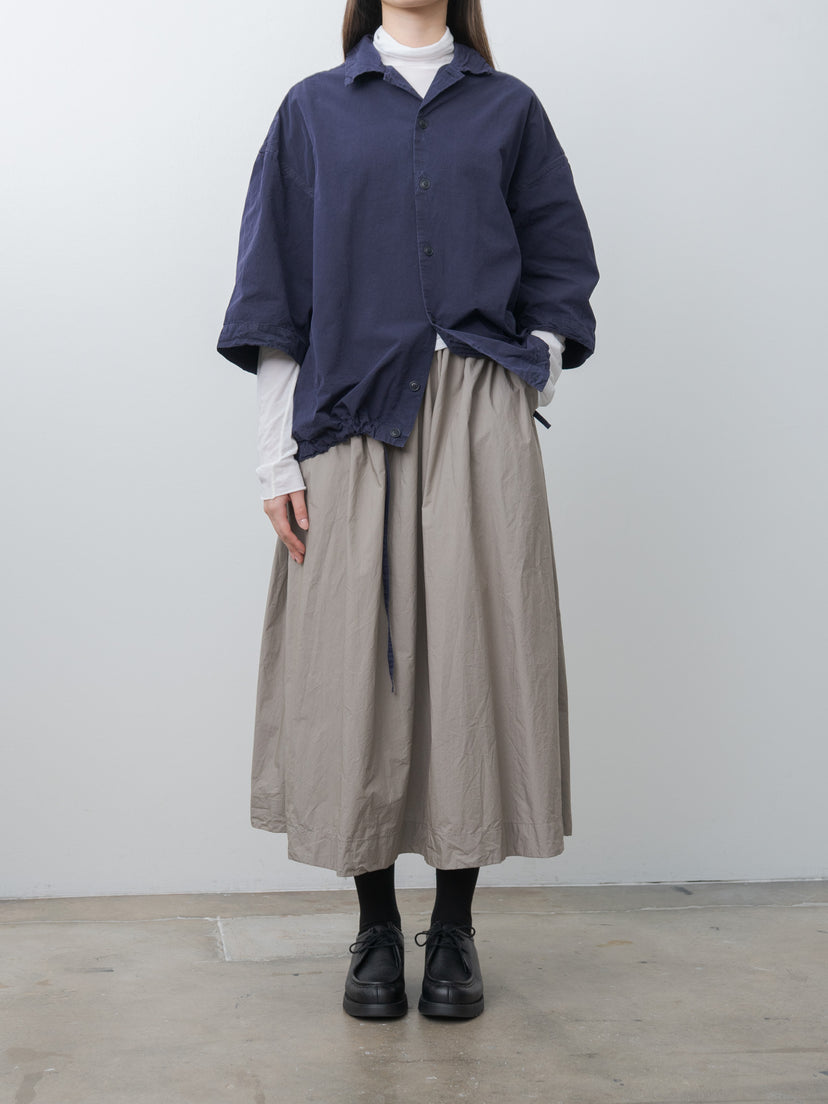 Namu Shop - Casey Casey Mili Volume Shirt PAPER COT - Navy