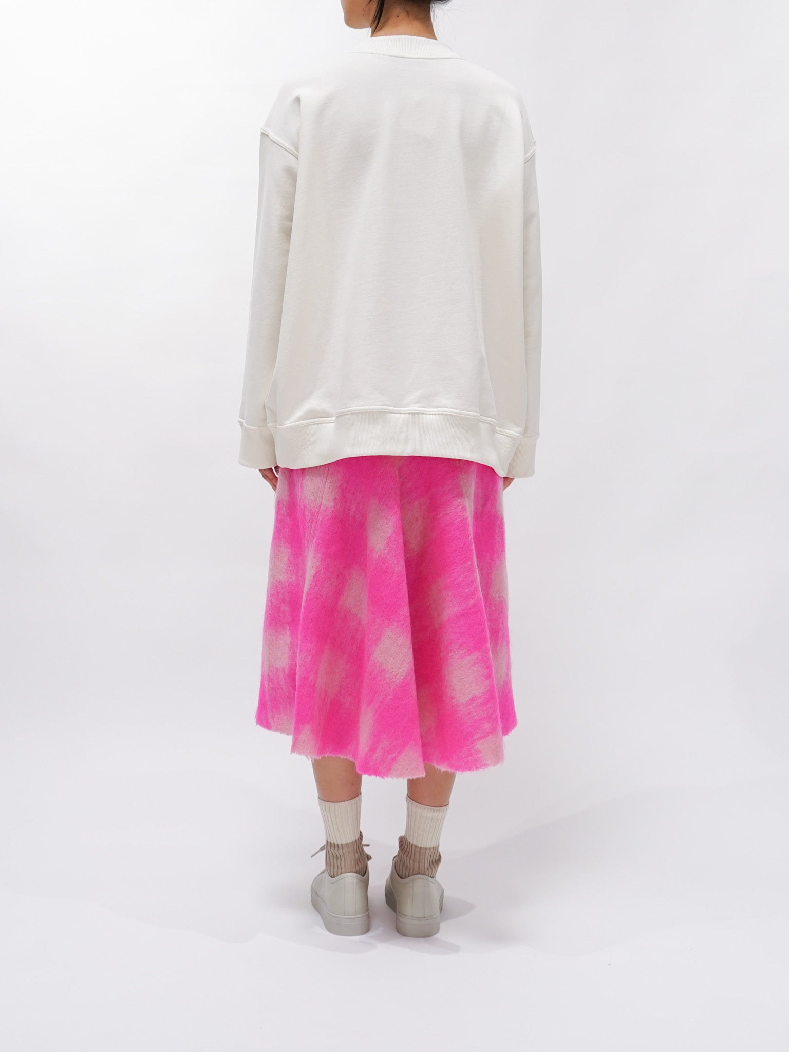 Namu Shop - Sofie D'Hoore Taste Cotton Fleece Sweatshirt - Ecru