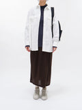 Superfine Merino Plain Jersey Skirt - Dark Brown