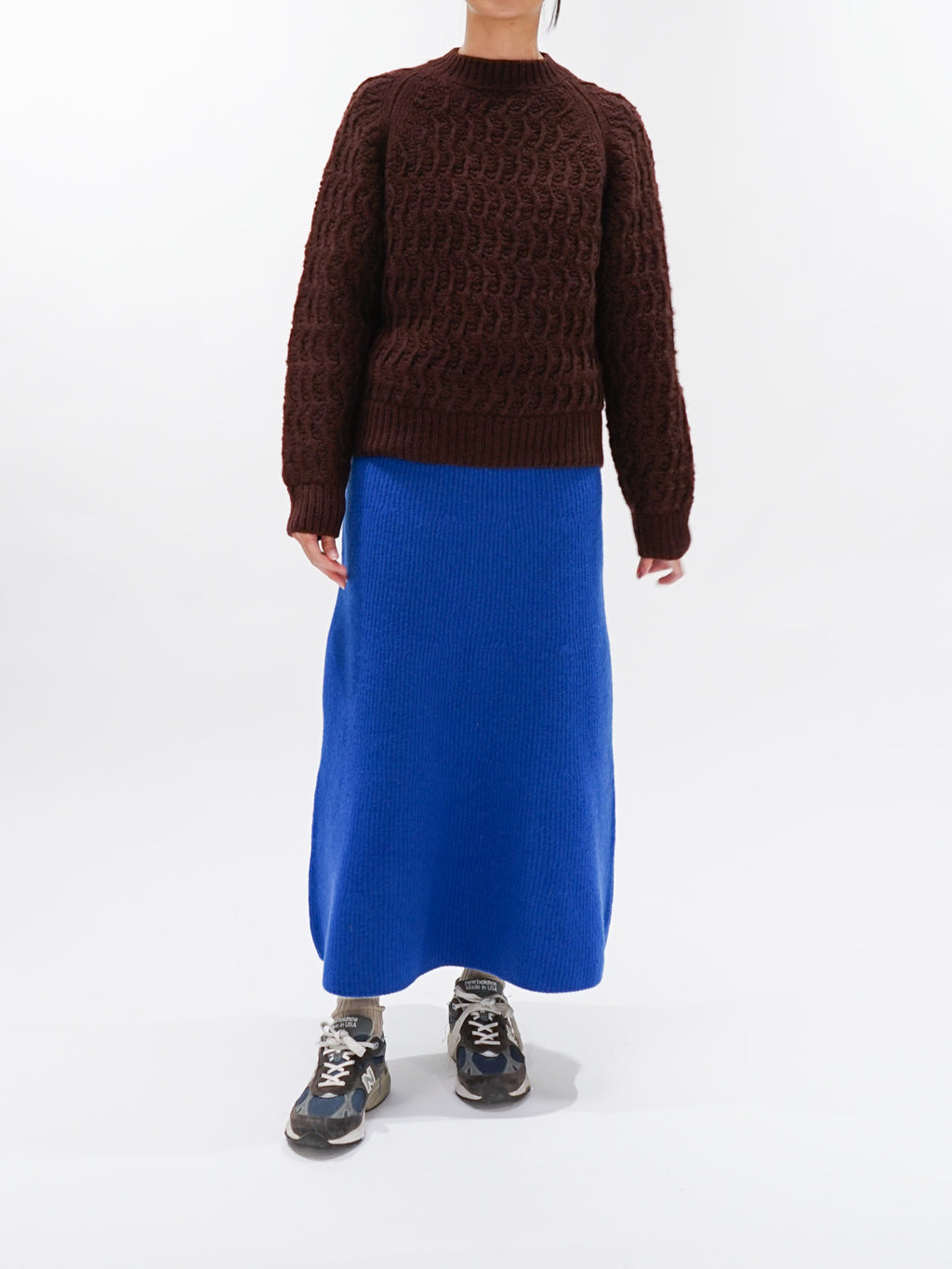 Namu Shop - Yleve Andean Highland Wool Knit Pullover - Brown