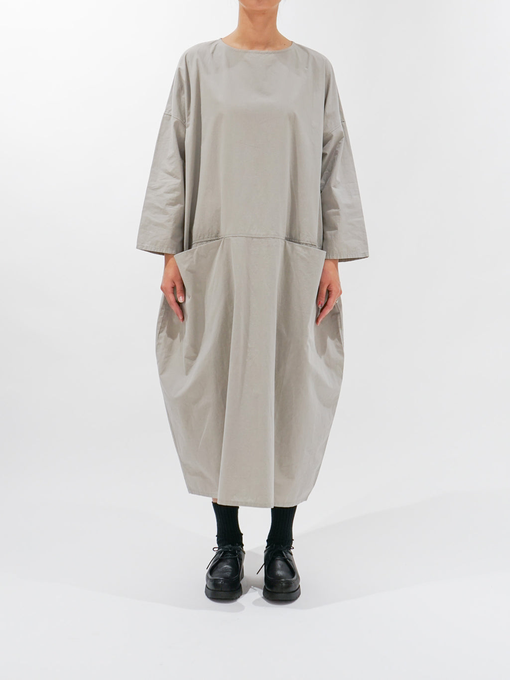 Namu Shop - ICHI Pocket Dress - Gray