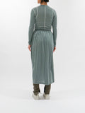 Namu Shop - Unfil Superfine Merino Plain Jersey Skirt - Patina Green