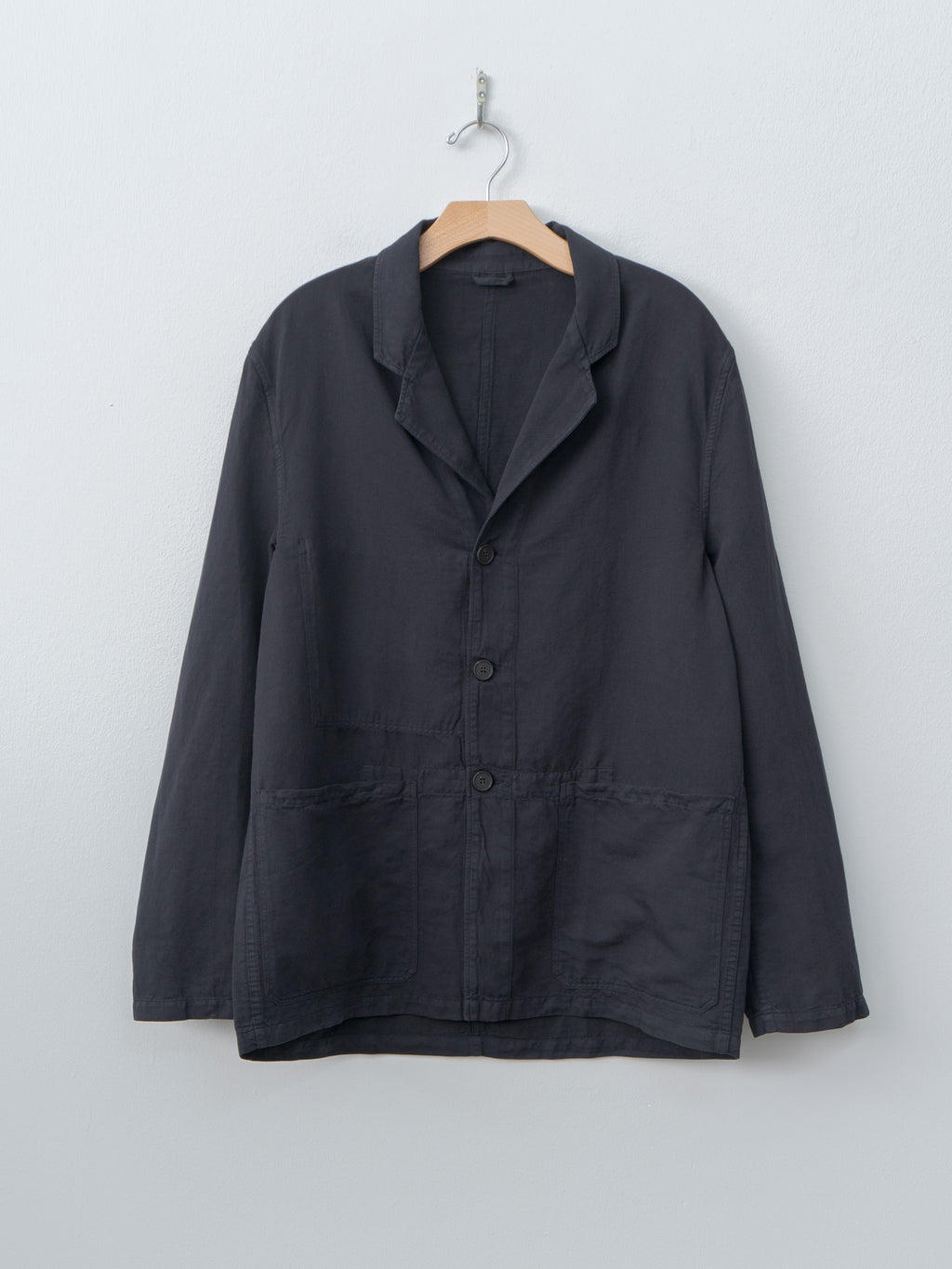 Namu Shop - Studio Nicholson MARNE Jacket - Black Grape