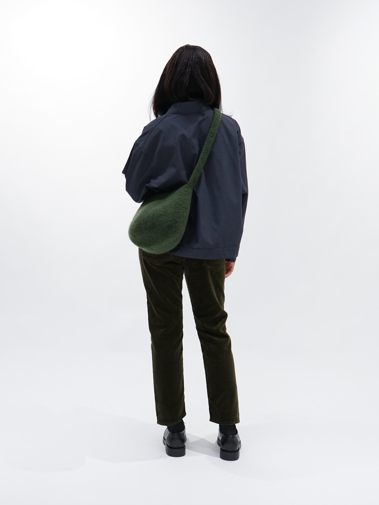 Namu Shop - cecilie telle Long Strap Bucket Bag - Olive