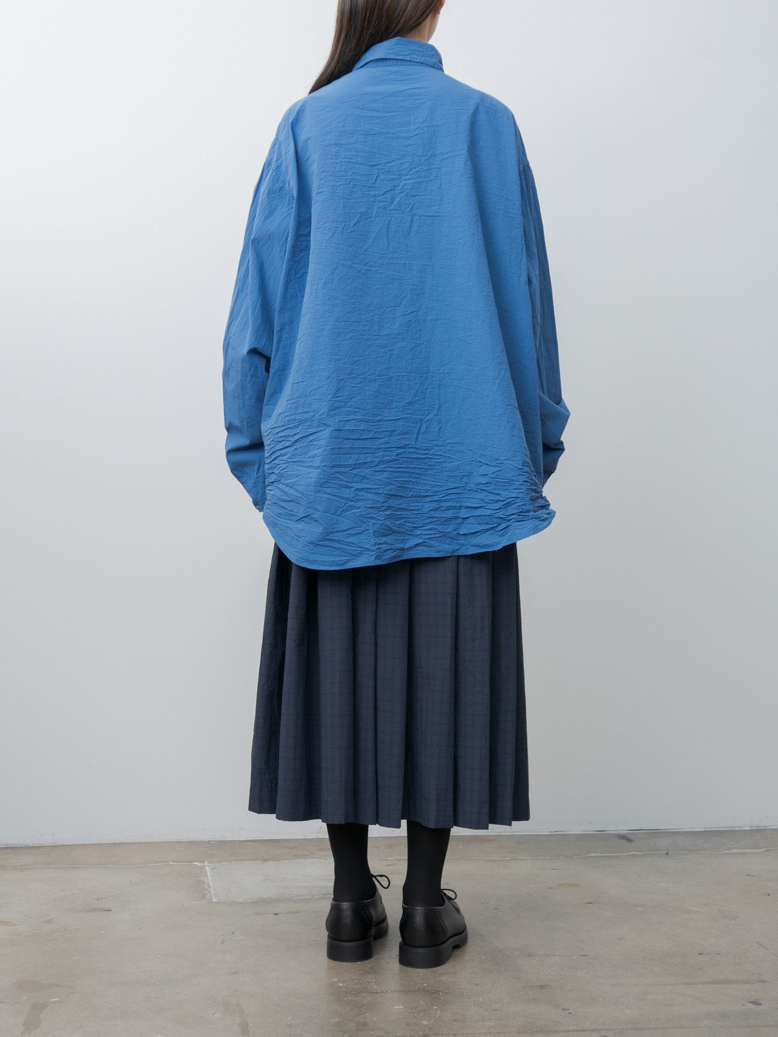 Tippy Shirt CHALK POPLIN - Medium Blue