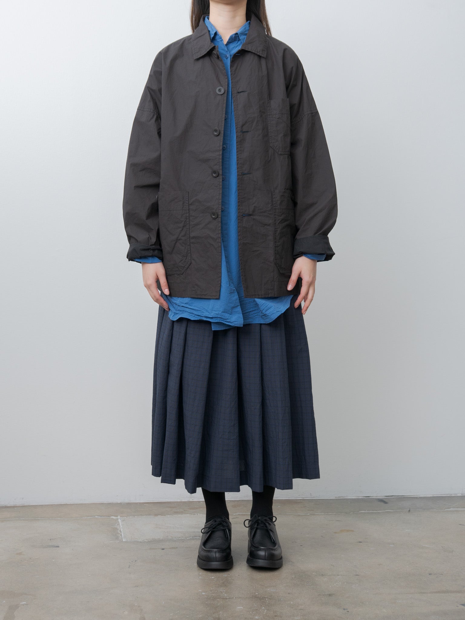 Higa Travail Jacket PIGMENT WAX - Brown