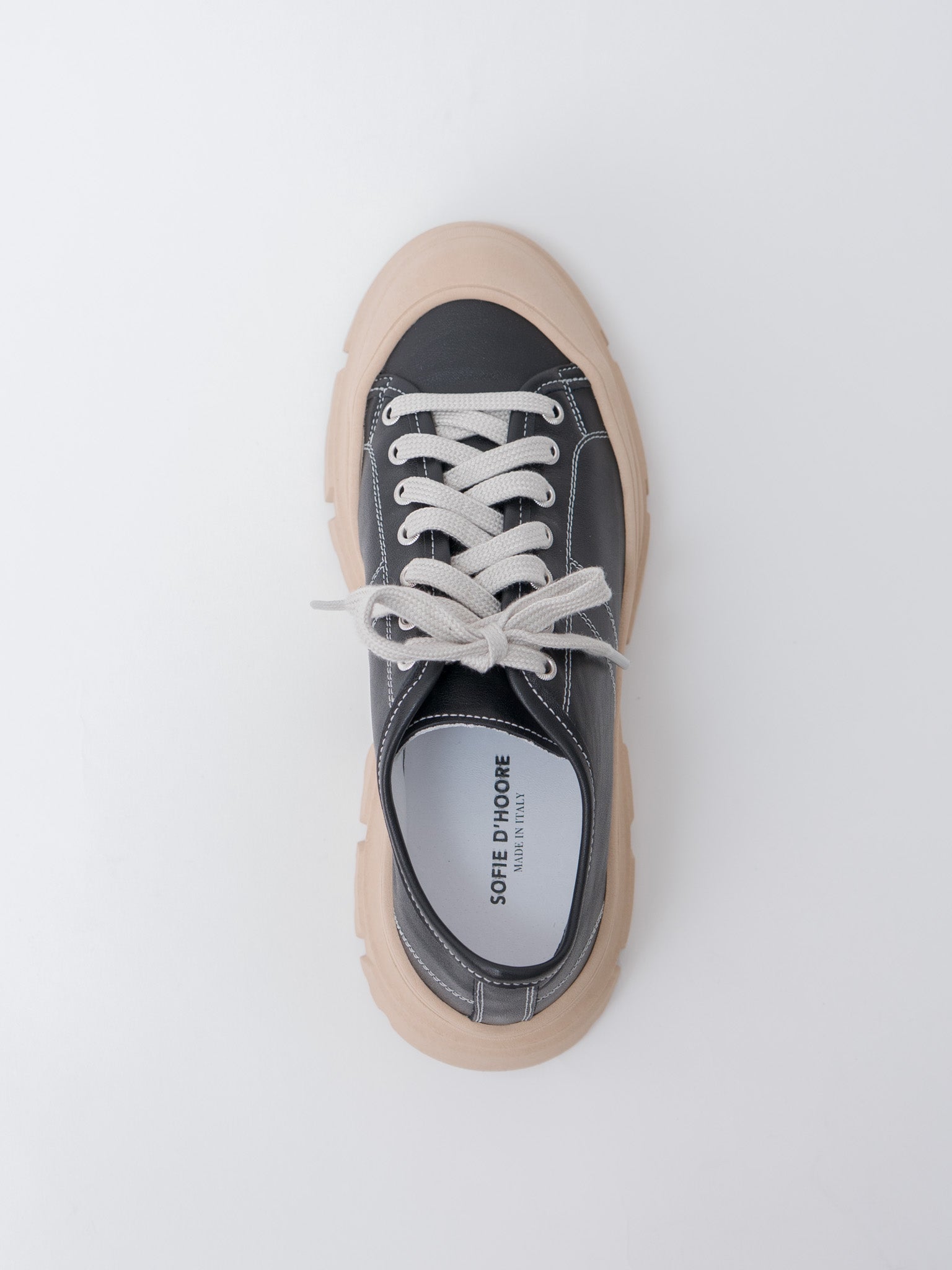 Namu Shop - Sofie D'Hoore Feat Sneakers - Black / Camel Outsole