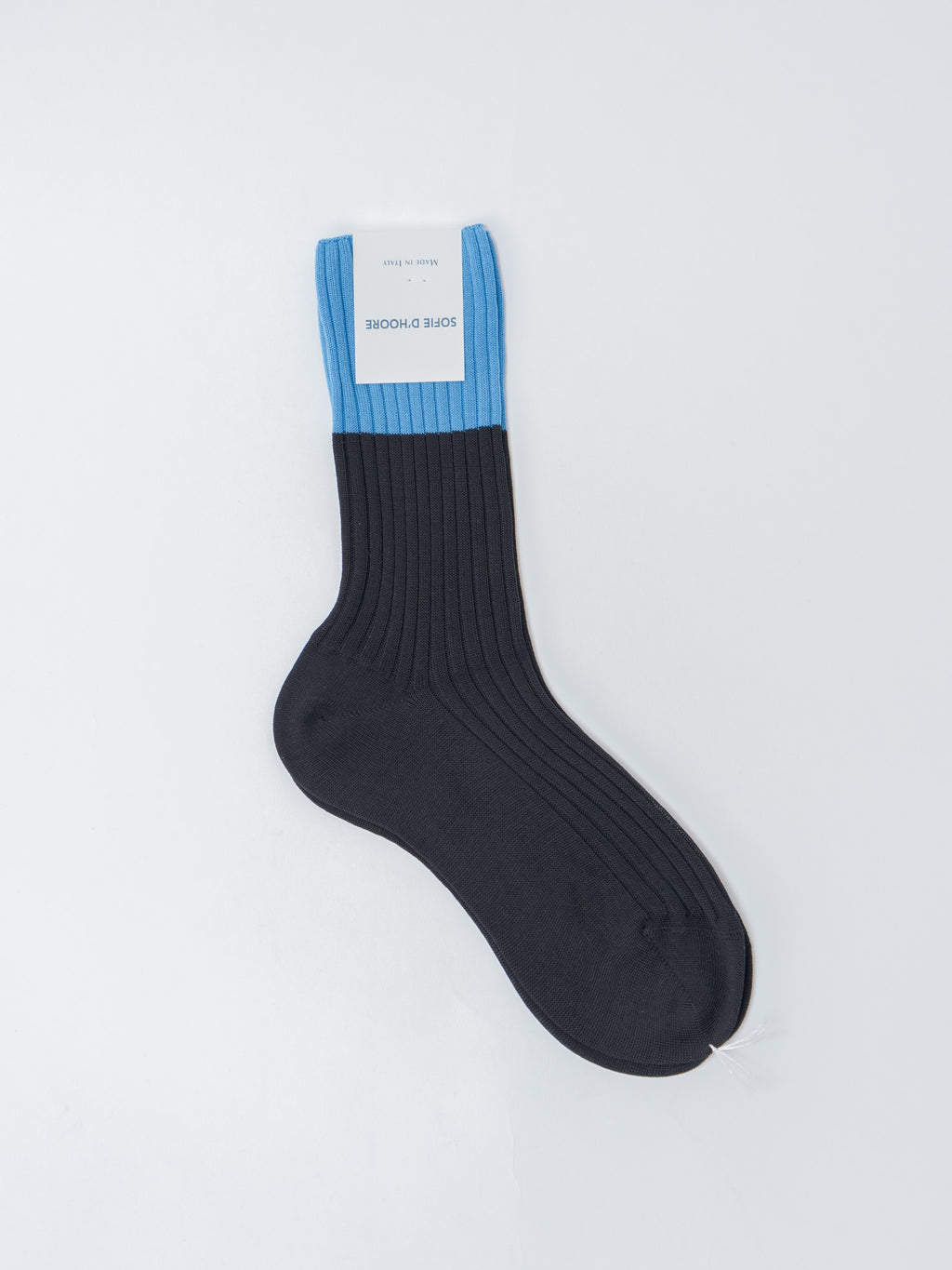 Namu Shop - Sofie D'Hoore Four Socks - Combi 4 - Baby Blue/Black