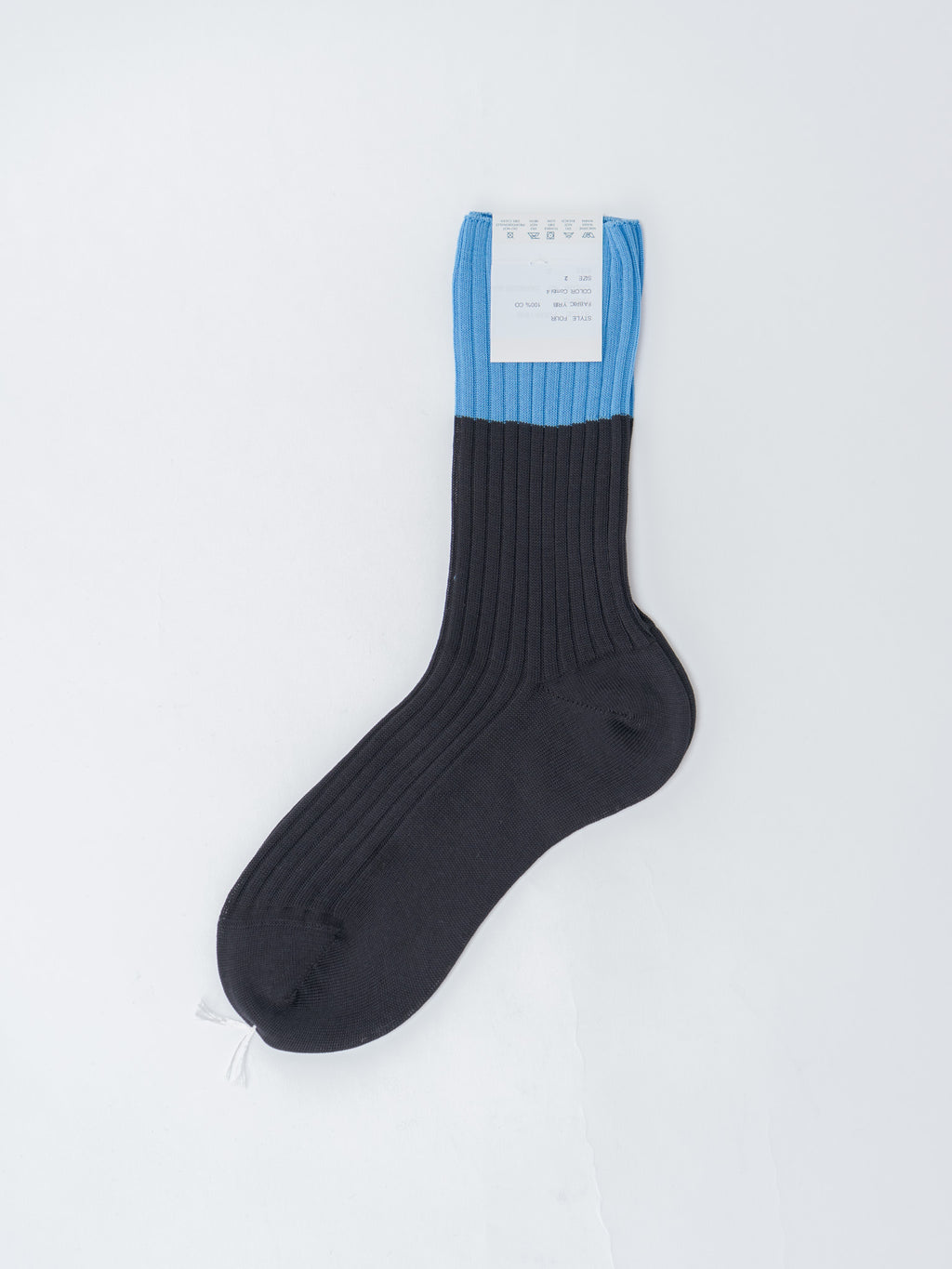 Namu Shop - Sofie D'Hoore Four Socks - Combi 4 - Baby Blue/Black