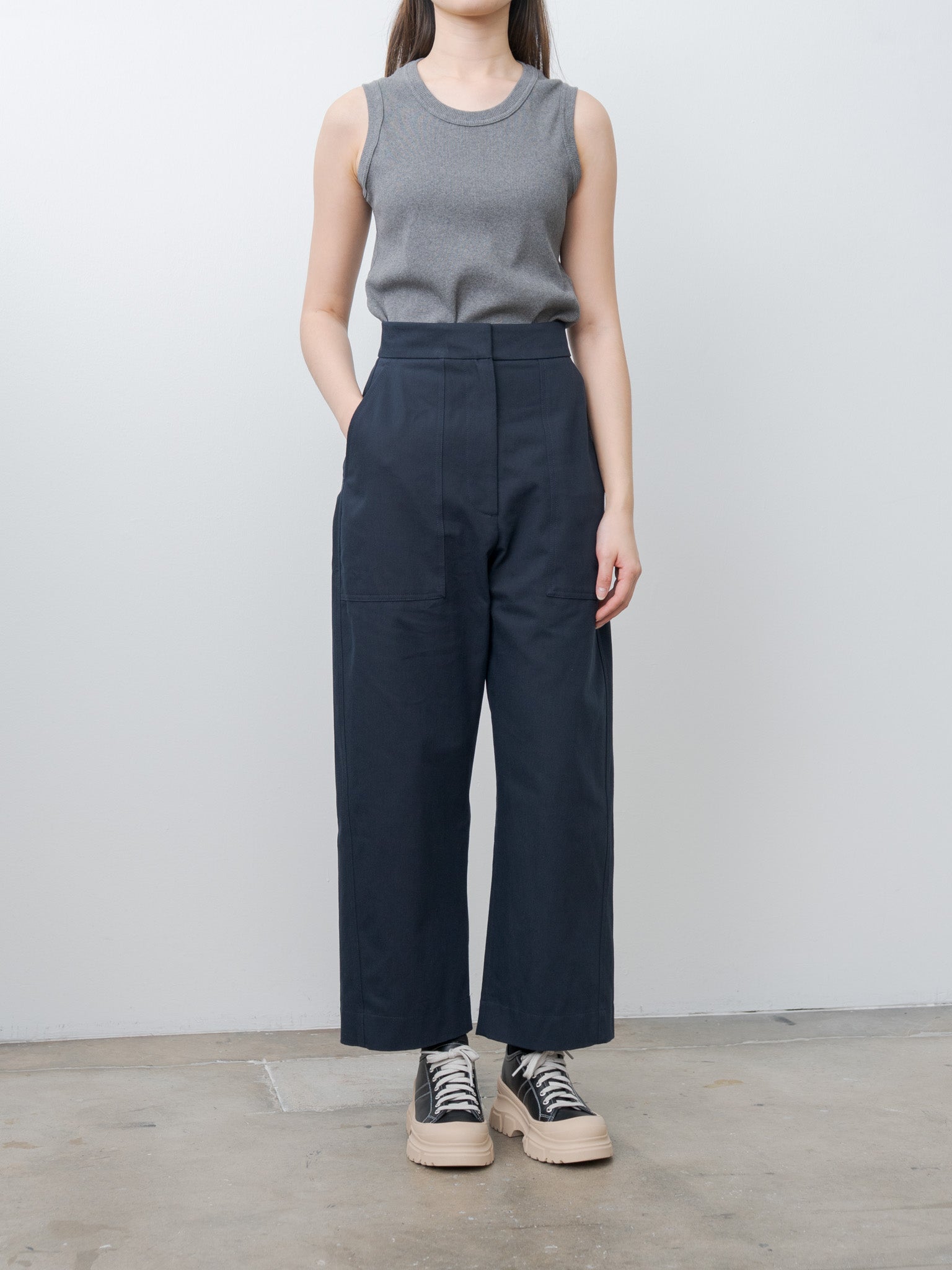Namu Shop - Studio Nicholson DIOME Twist Seam Pants - Indigo
