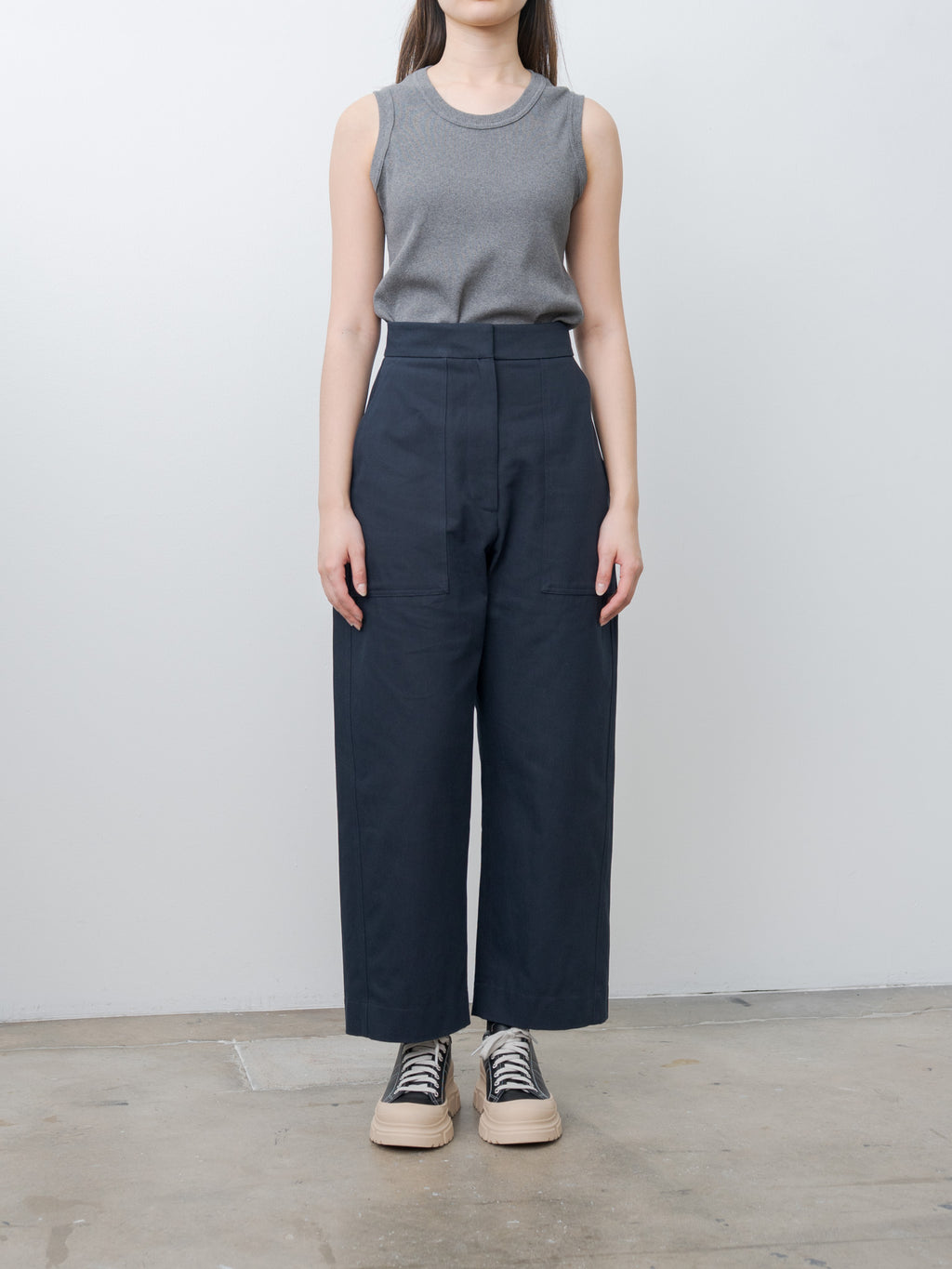 Namu Shop - Studio Nicholson DIOME Twist Seam Pants - Indigo