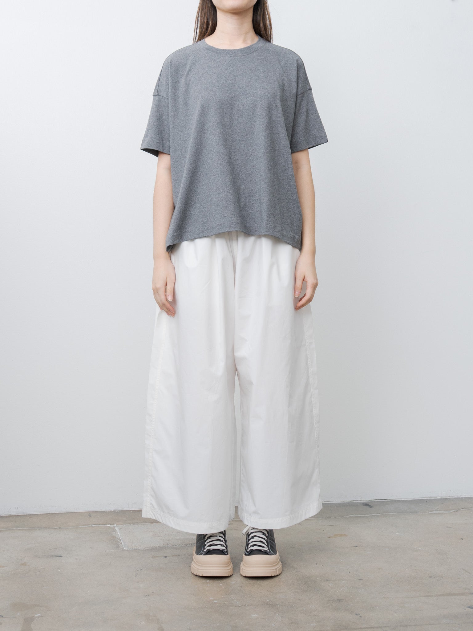 Namu Shop - Sofie D'Hoore Tilly Tee - Mid Gray Melange