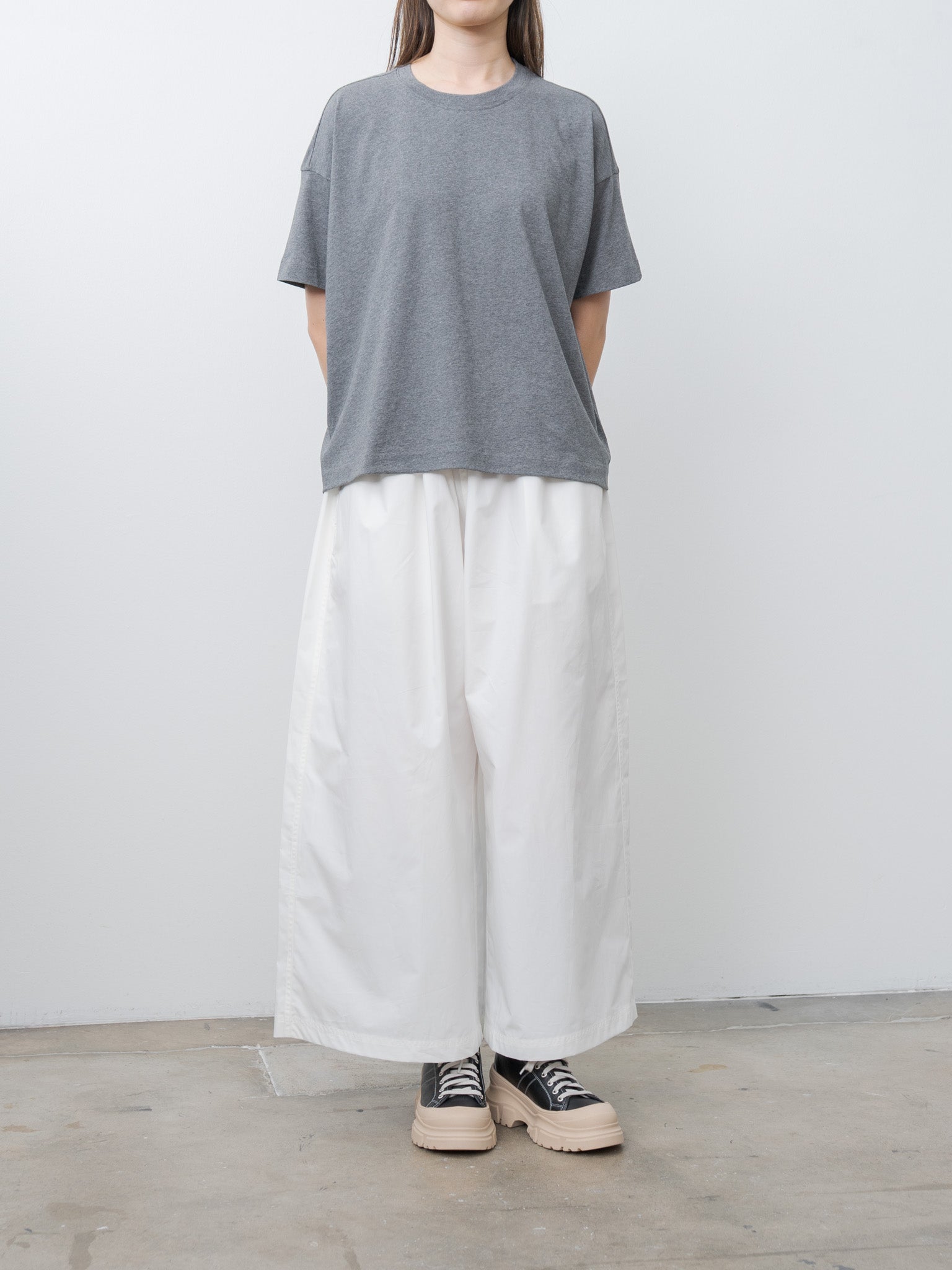 Namu Shop - Sofie D'Hoore Tilly Tee - Mid Gray Melange