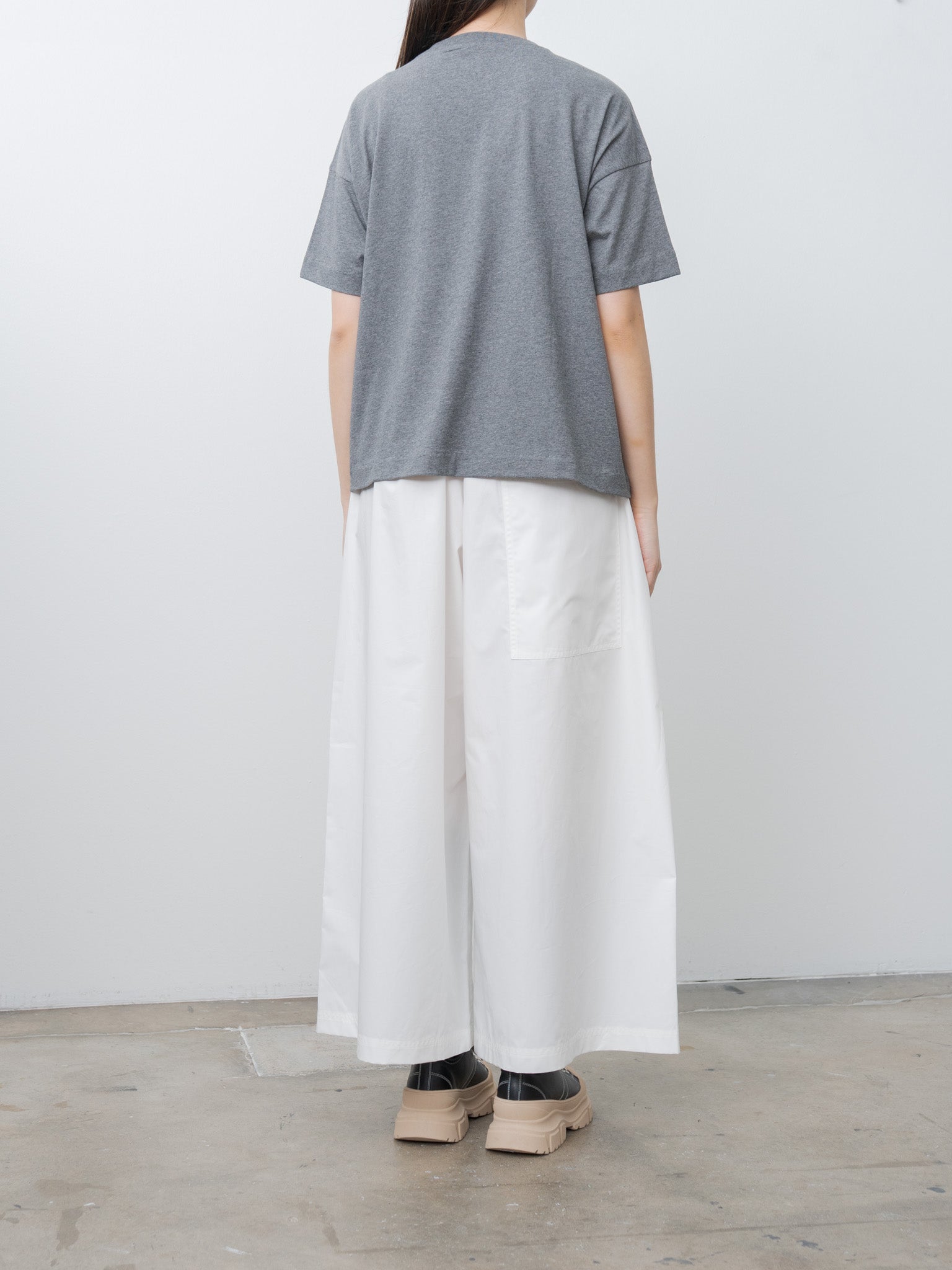 Namu Shop - Sofie D'Hoore Tilly Tee - Mid Gray Melange