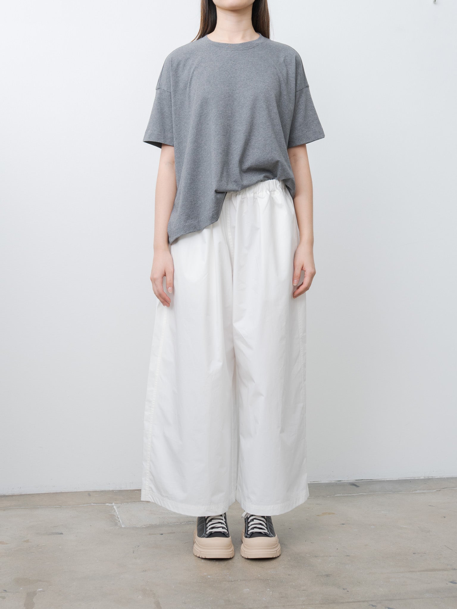 Namu Shop - Sofie D'Hoore Tilly Tee - Mid Gray Melange