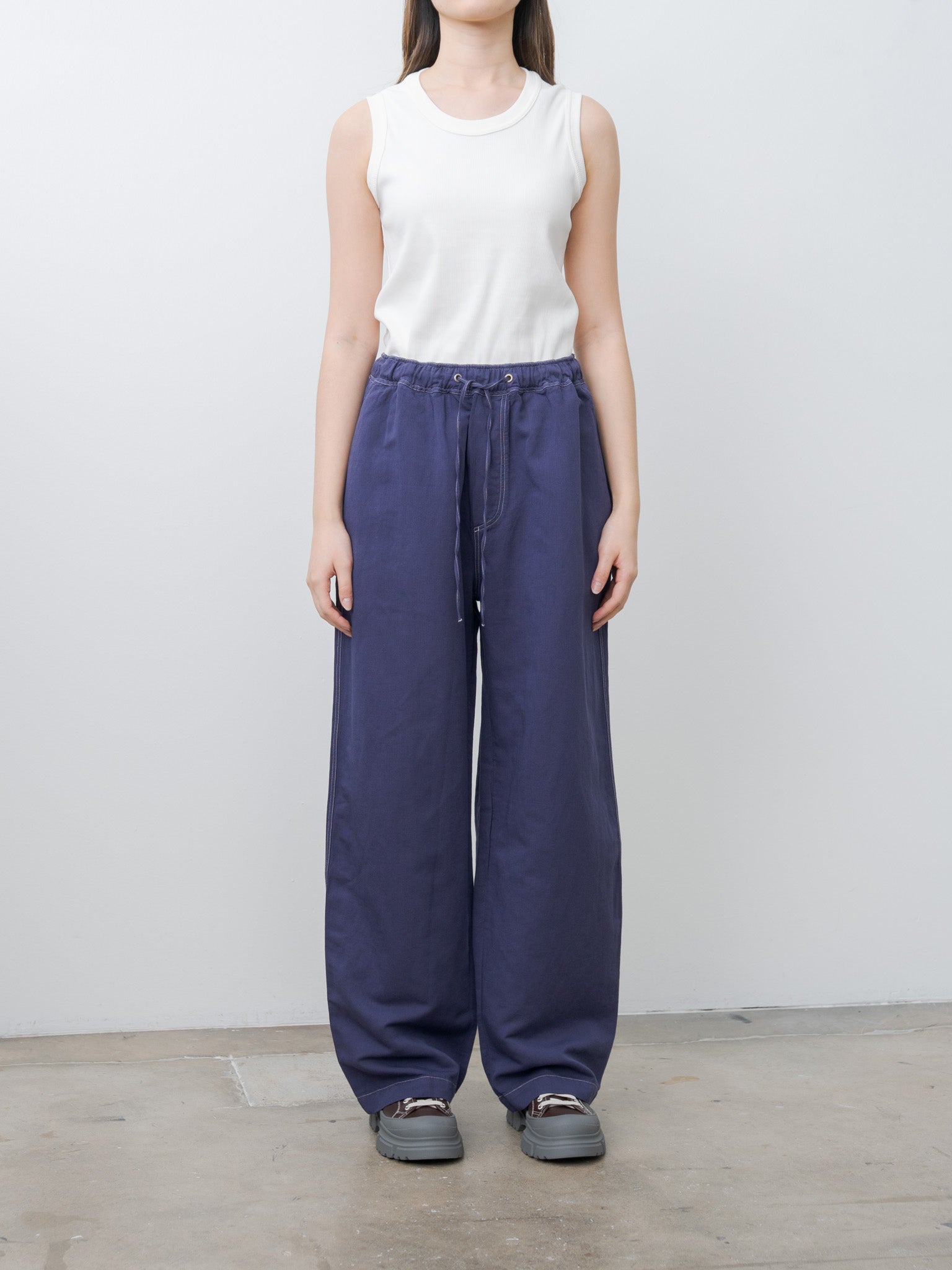 Namu Shop - Studio Nicholson SONNY Drawstring Pants - Indigo