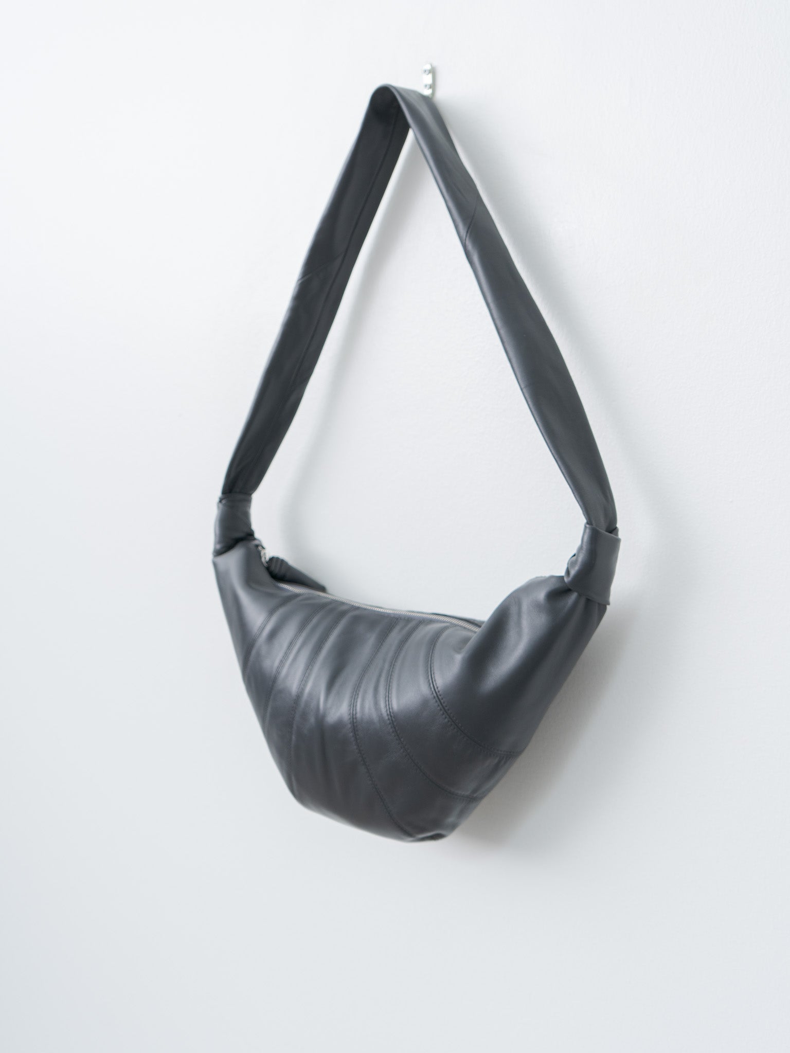 Namu Shop - Lemaire Medium Croissant Bag - Granite Blue