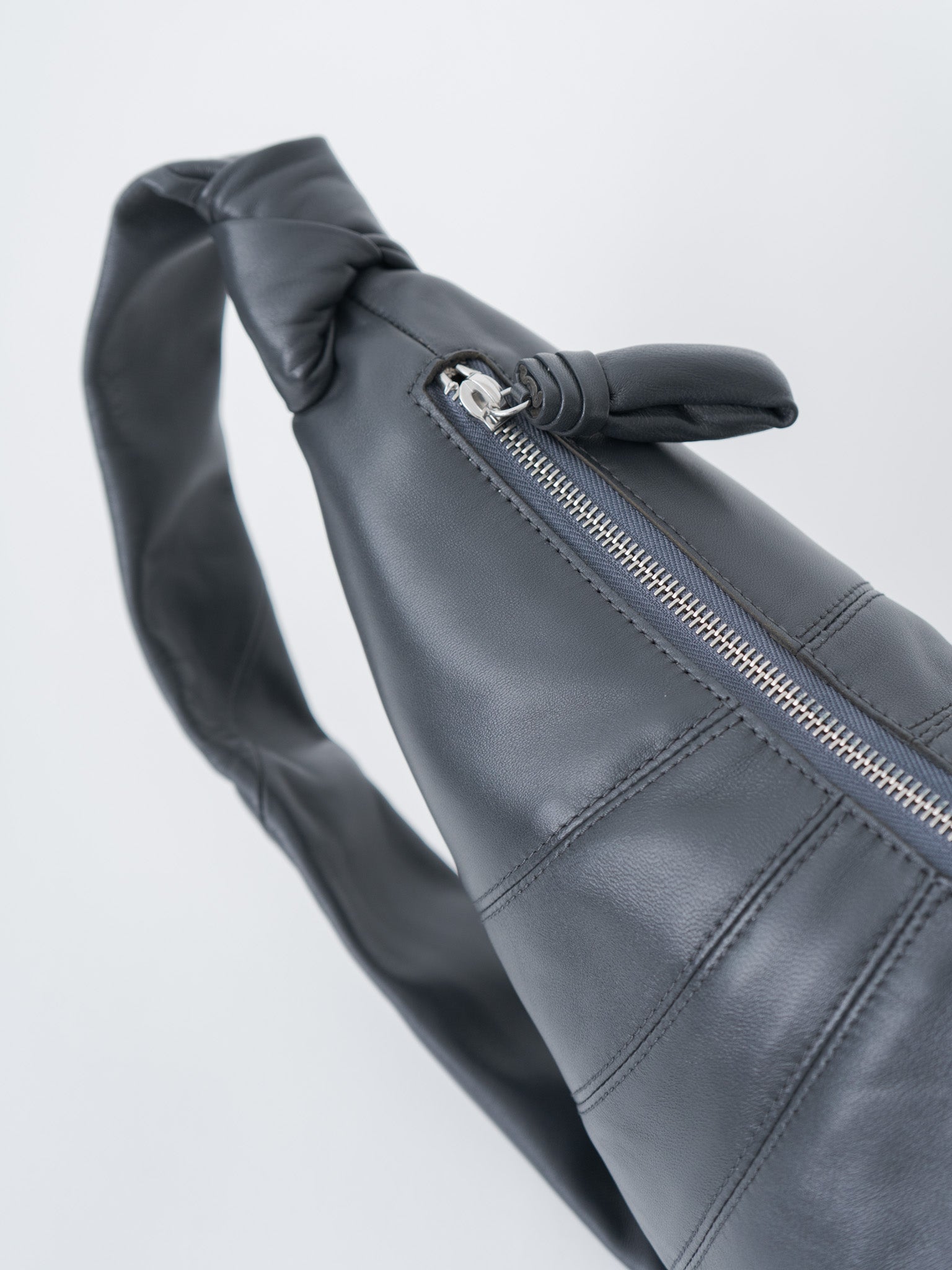 Namu Shop - Lemaire Medium Croissant Bag - Granite Blue