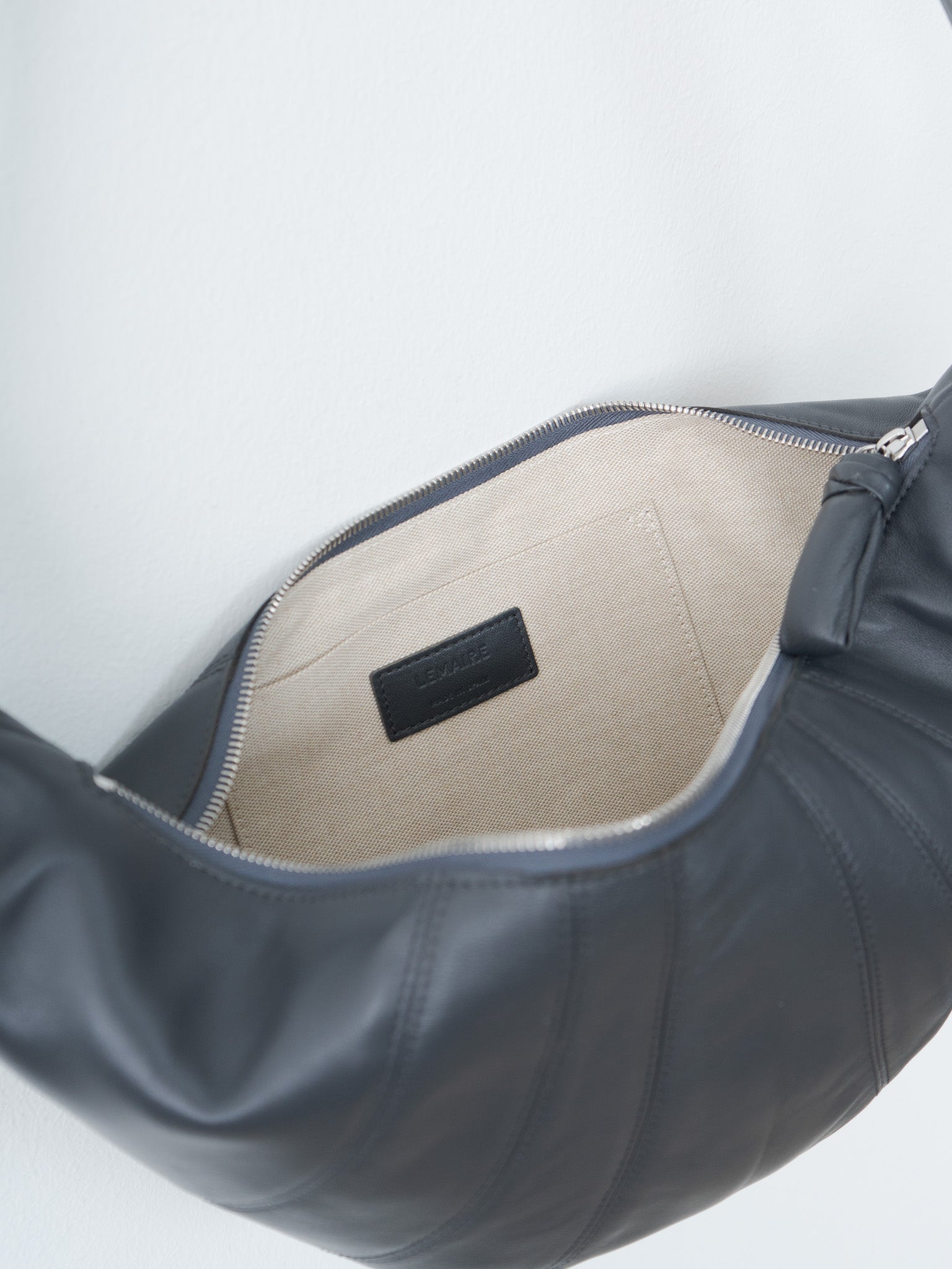 Namu Shop - Lemaire Medium Croissant Bag - Granite Blue