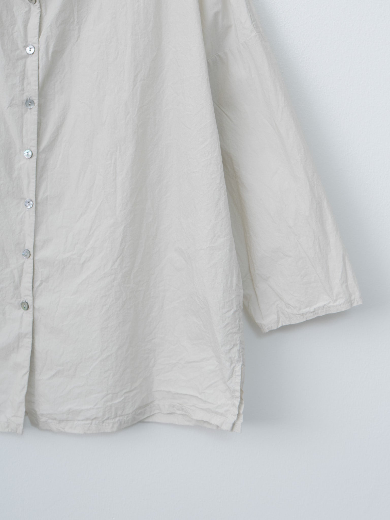 Namu Shop - Album di Famiglia Short Collar Shirt TC - Pebble