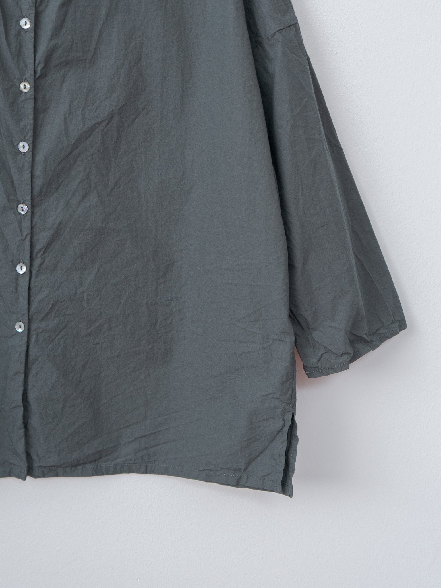 Namu Shop - Album di Famiglia Short Collar Shirt TC - Thyme