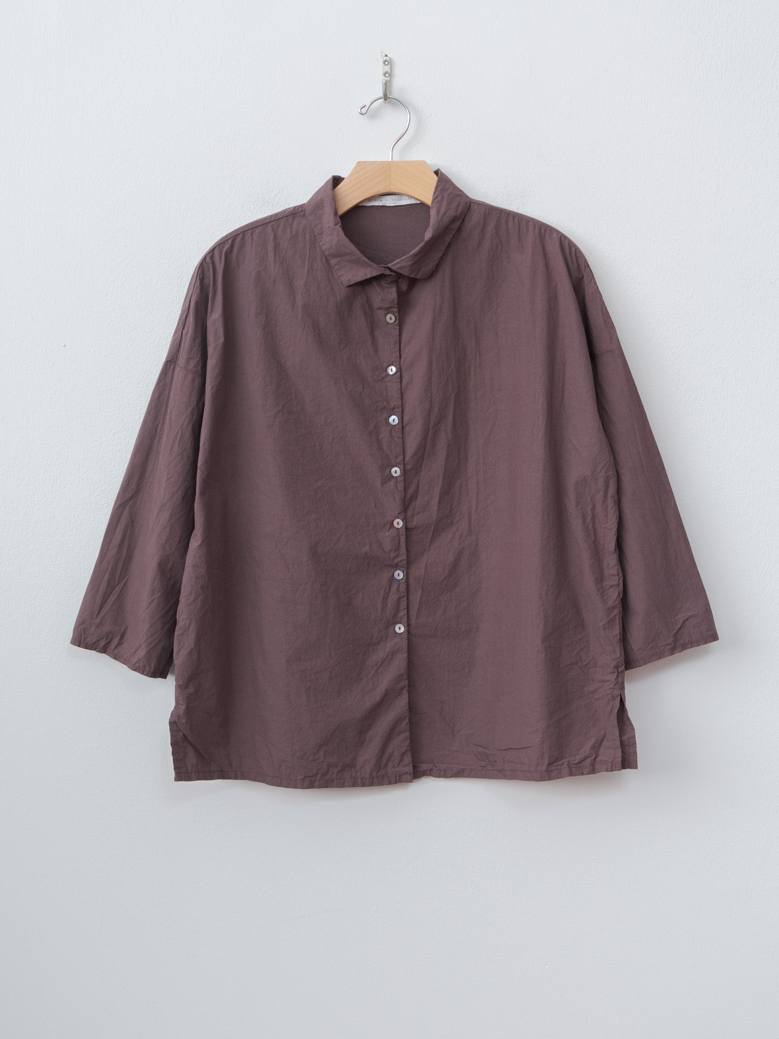Namu Shop - Album di Famiglia Short Collar Shirt TC - Grape