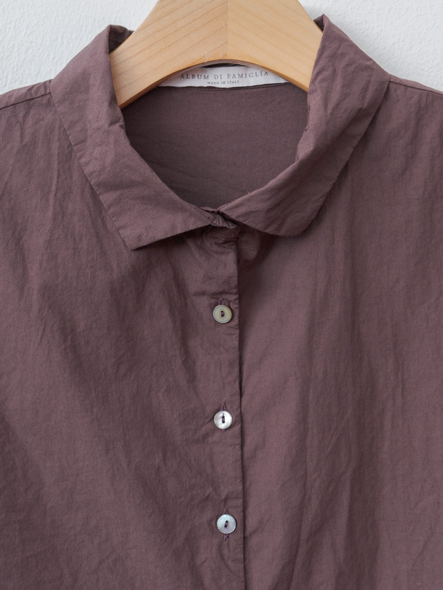 Namu Shop - Album di Famiglia Short Collar Shirt TC - Grape