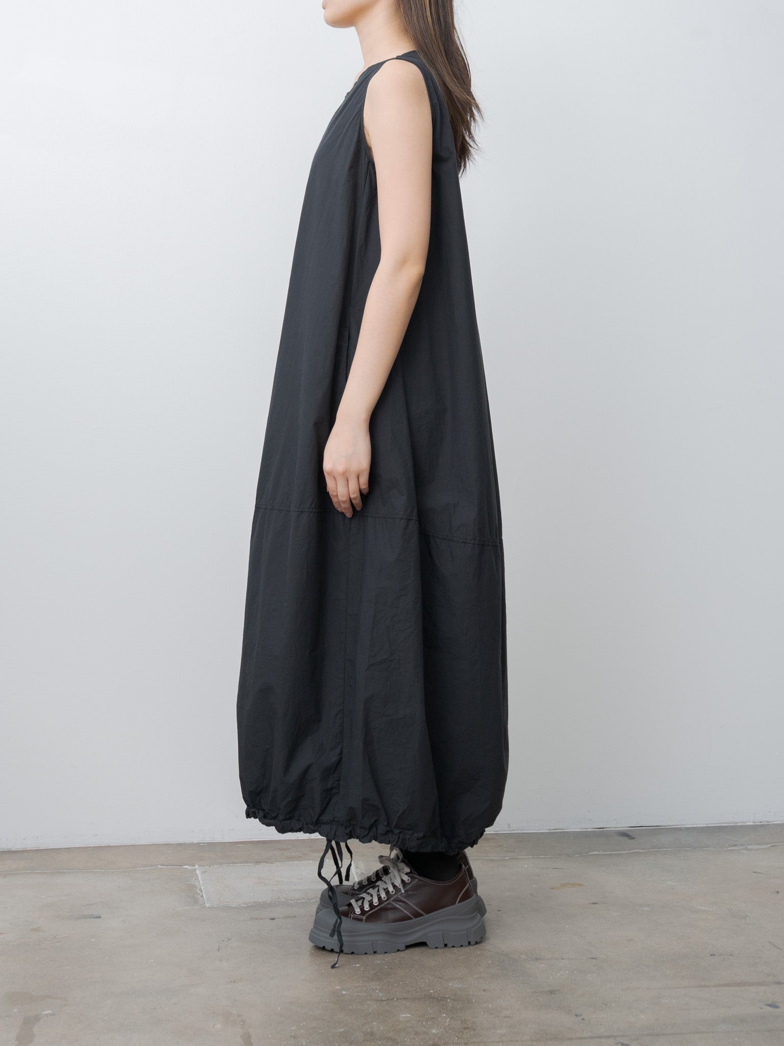 Namu Shop - Album di Famiglia Sleeveless Balloon Dress TC - Black