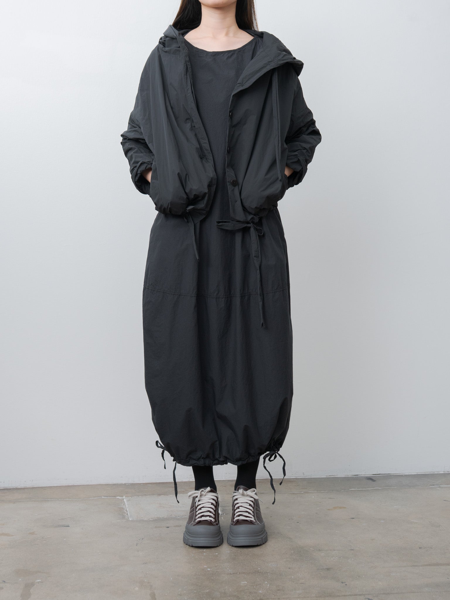 Namu Shop - Album di Famiglia Hooded Jacket N - Black