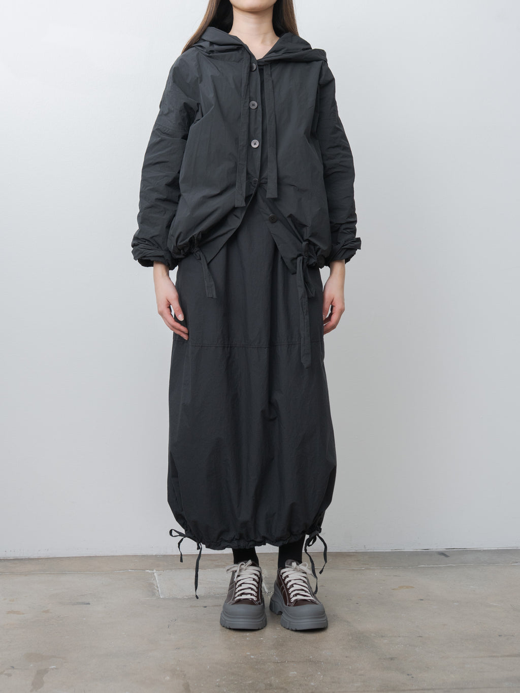 Namu Shop - Album di Famiglia Hooded Jacket N - Black