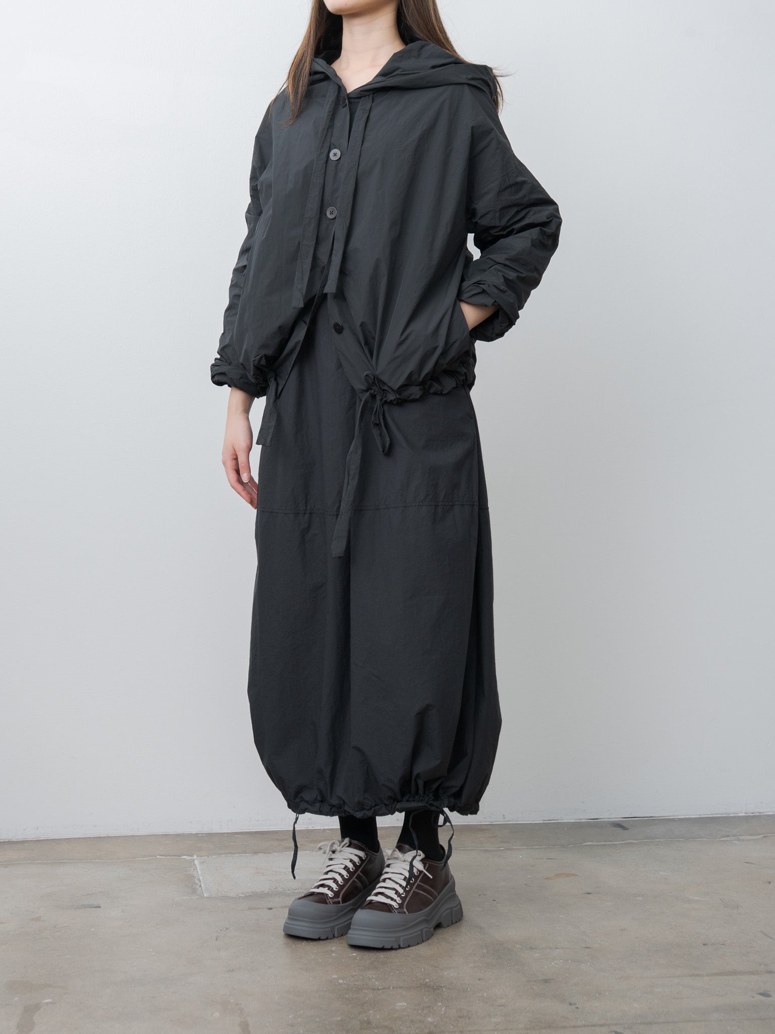 Namu Shop - Album di Famiglia Hooded Jacket N - Black