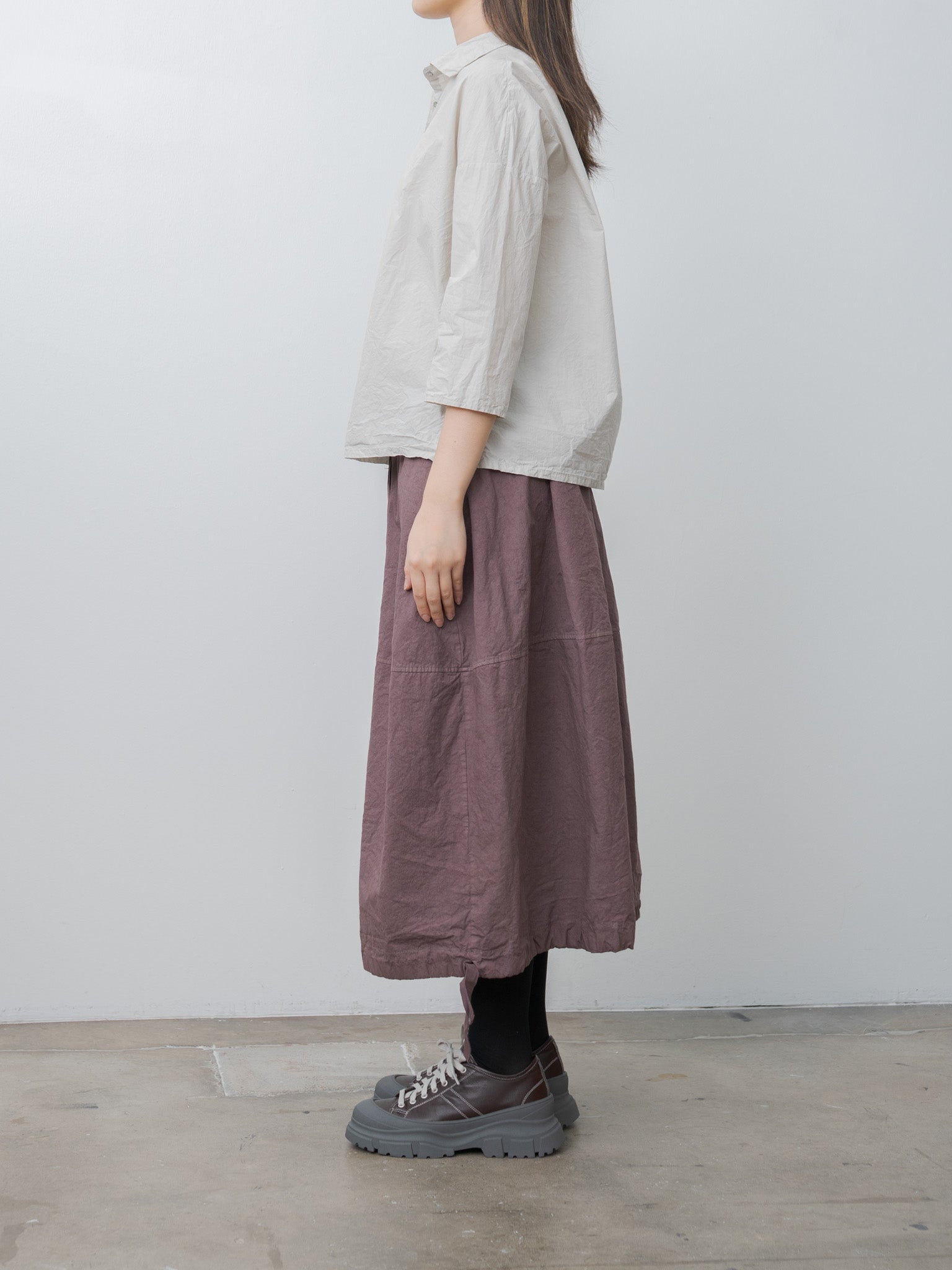 Namu Shop - Album di Famiglia Short Collar Shirt TC - Pebble