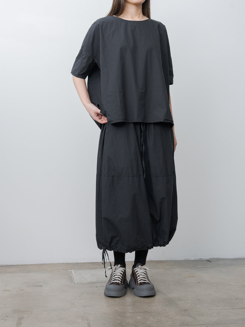 Namu Shop - Album di Famiglia Balloon Skirt TC - Black