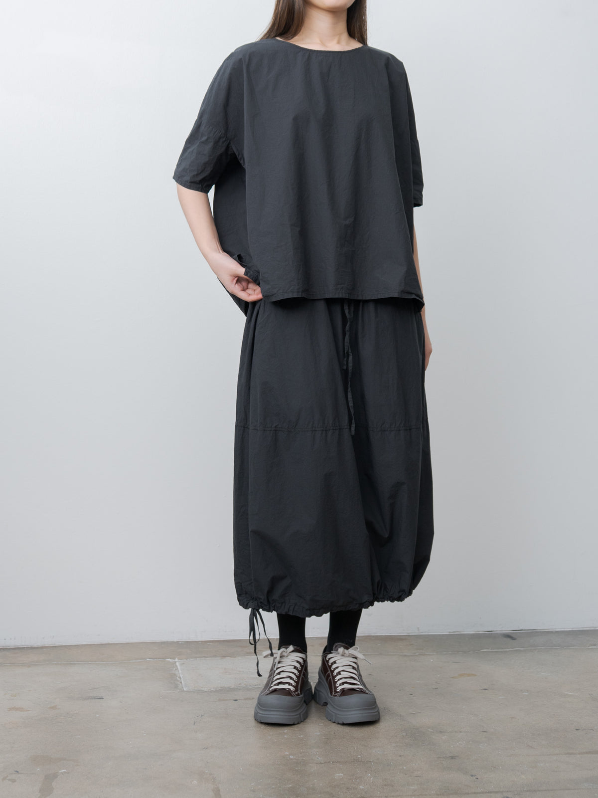 Namu Shop - Album di Famiglia Balloon Skirt TC - Black