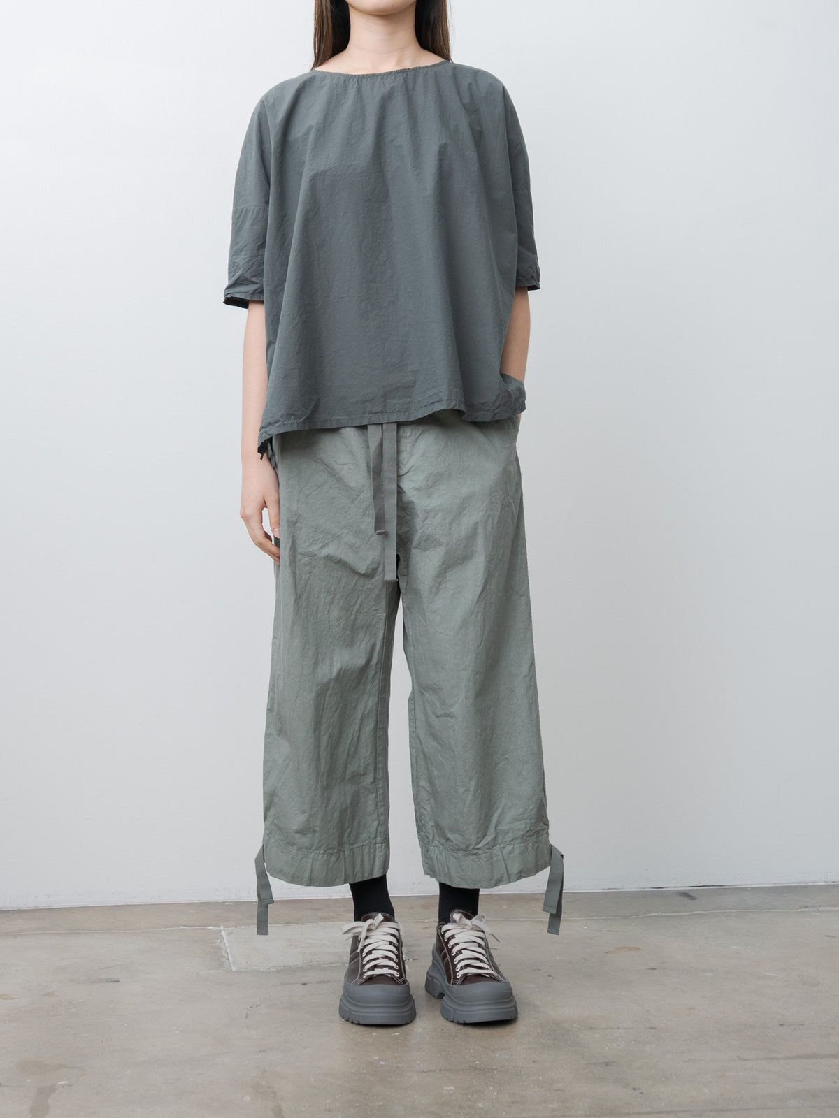 Namu Shop - Album di Famiglia Short Trousers CC - Sage