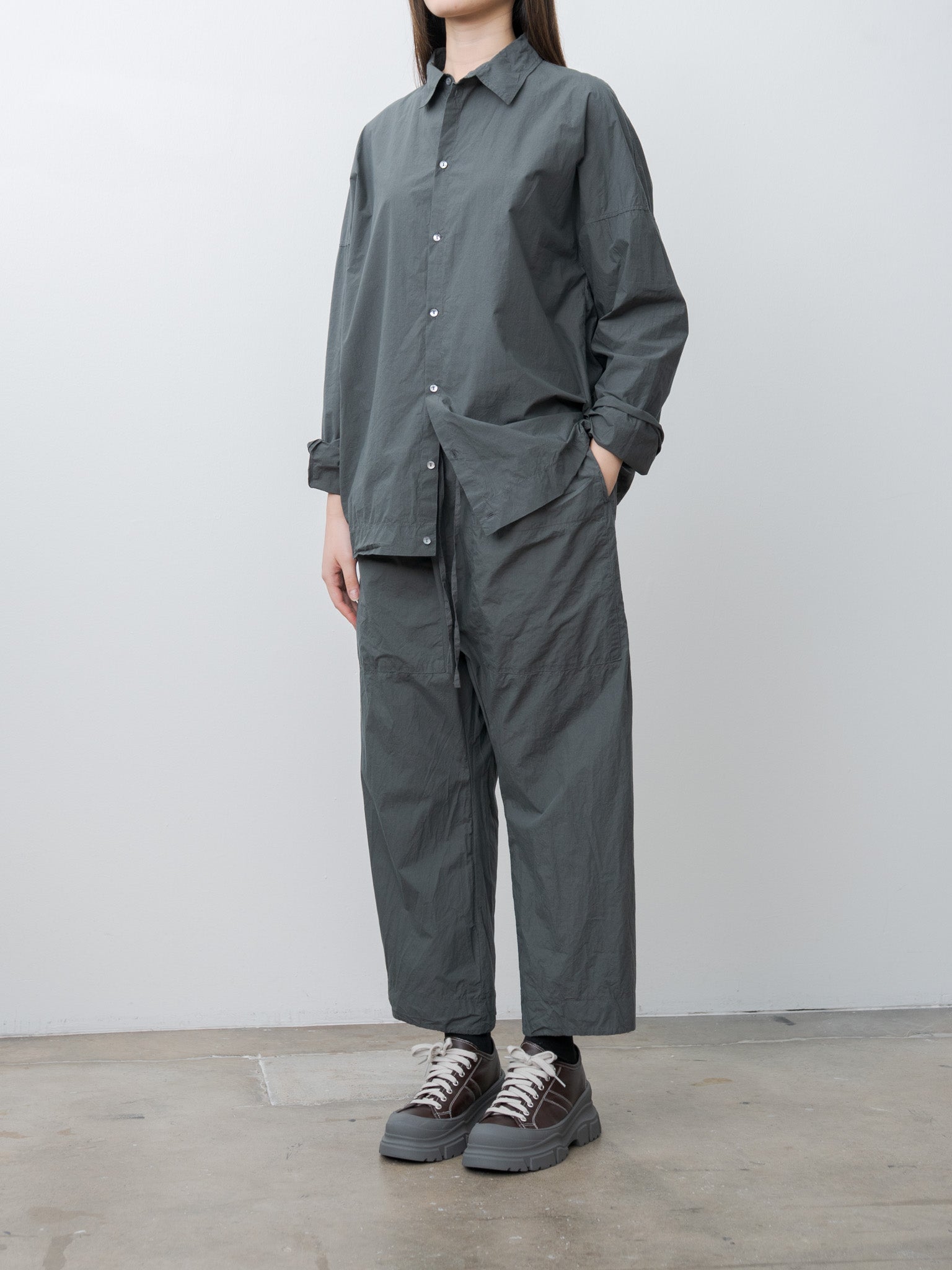 Namu Shop - Album di Famiglia Unisex Collar Shirt TC - Thyme