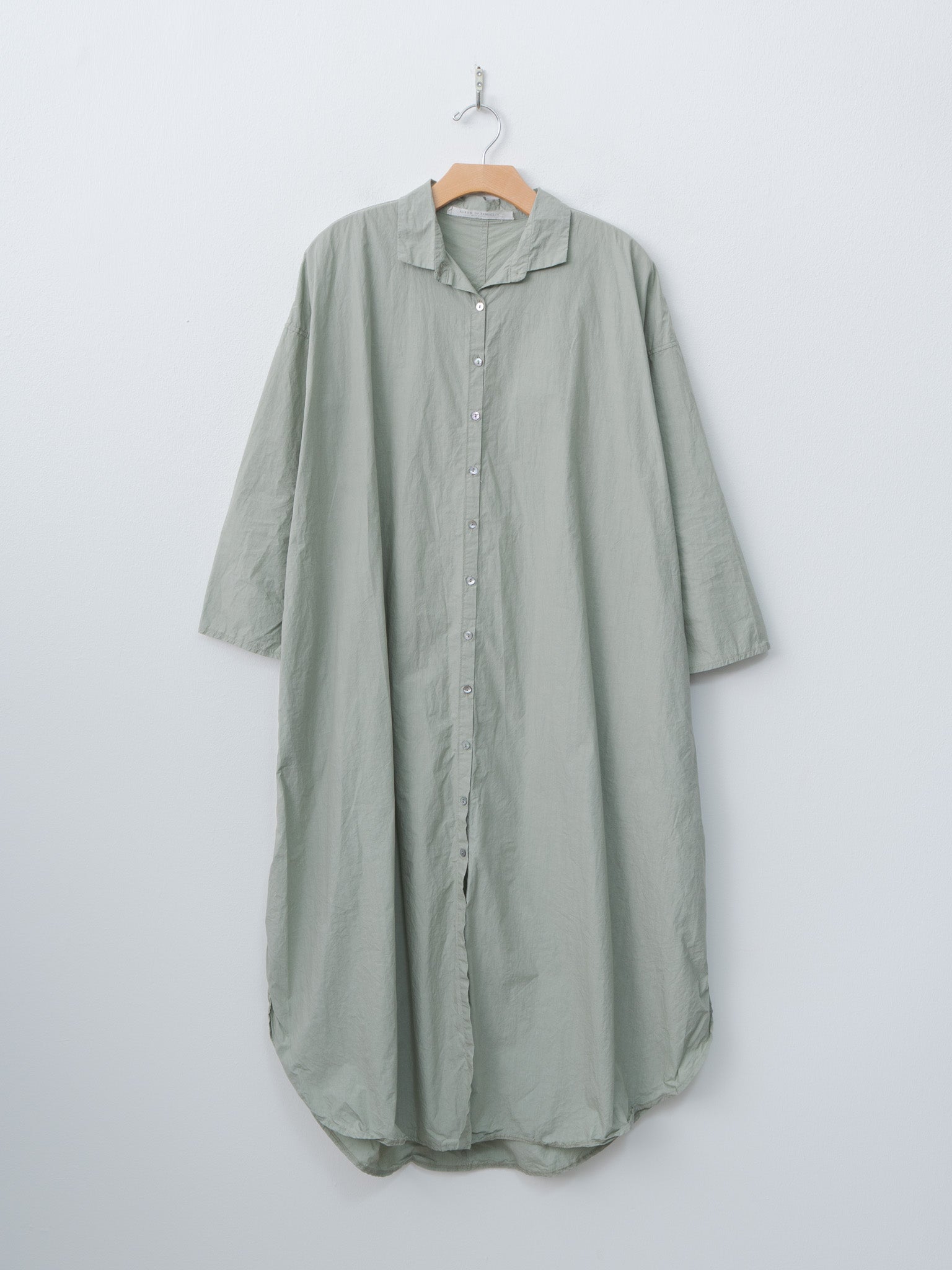 Namu Shop - Album di Famiglia Long Shirt Dress TC - Sage