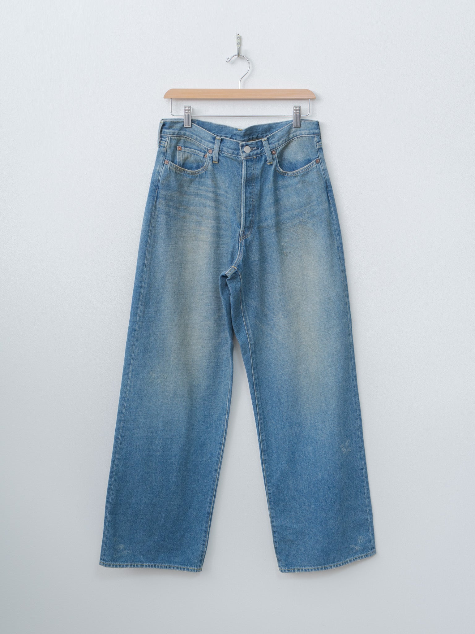 Namu Shop - ssstein Loose Denim Jeans - Indigo