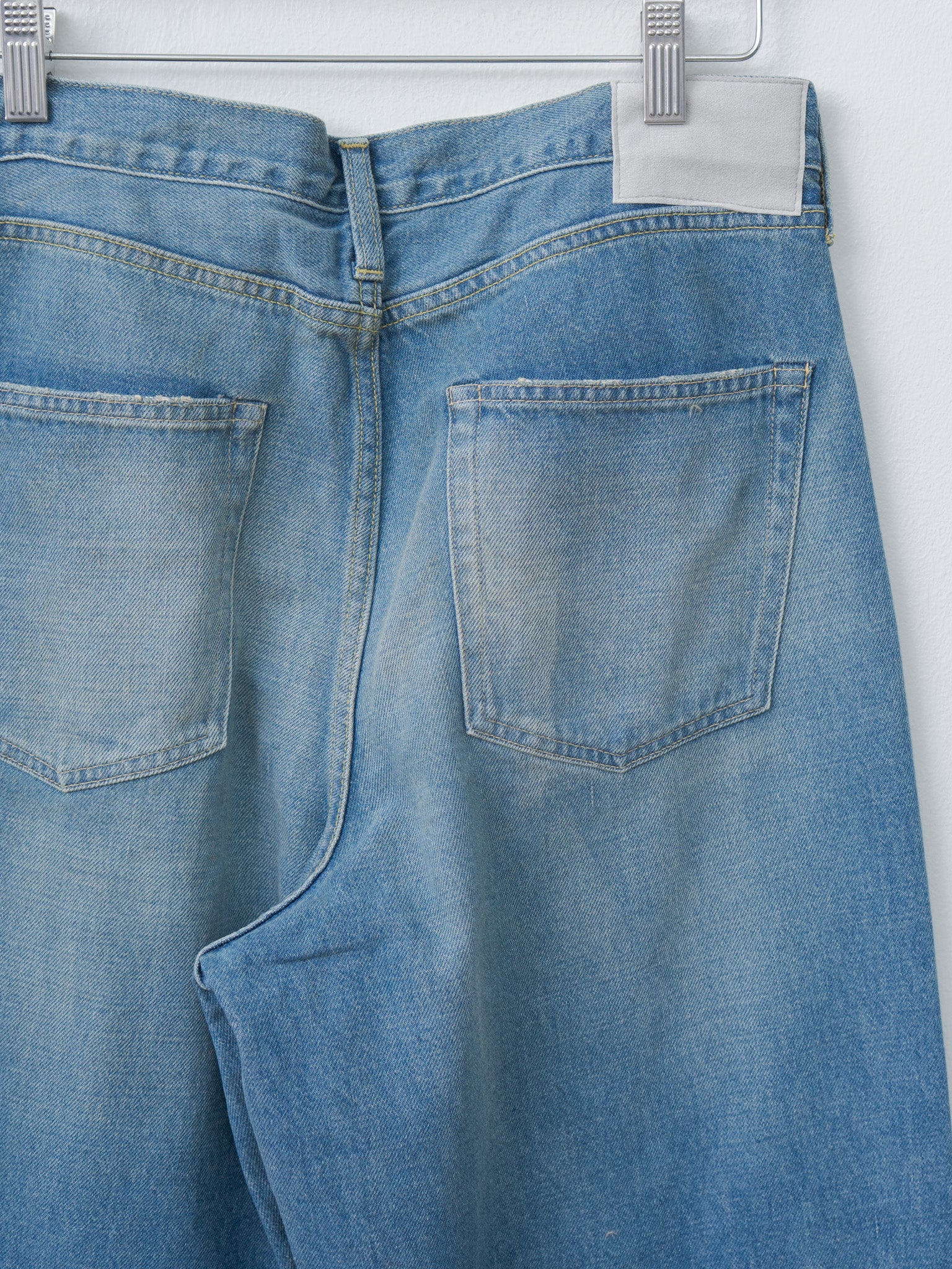 Namu Shop - ssstein Loose Denim Jeans - Indigo