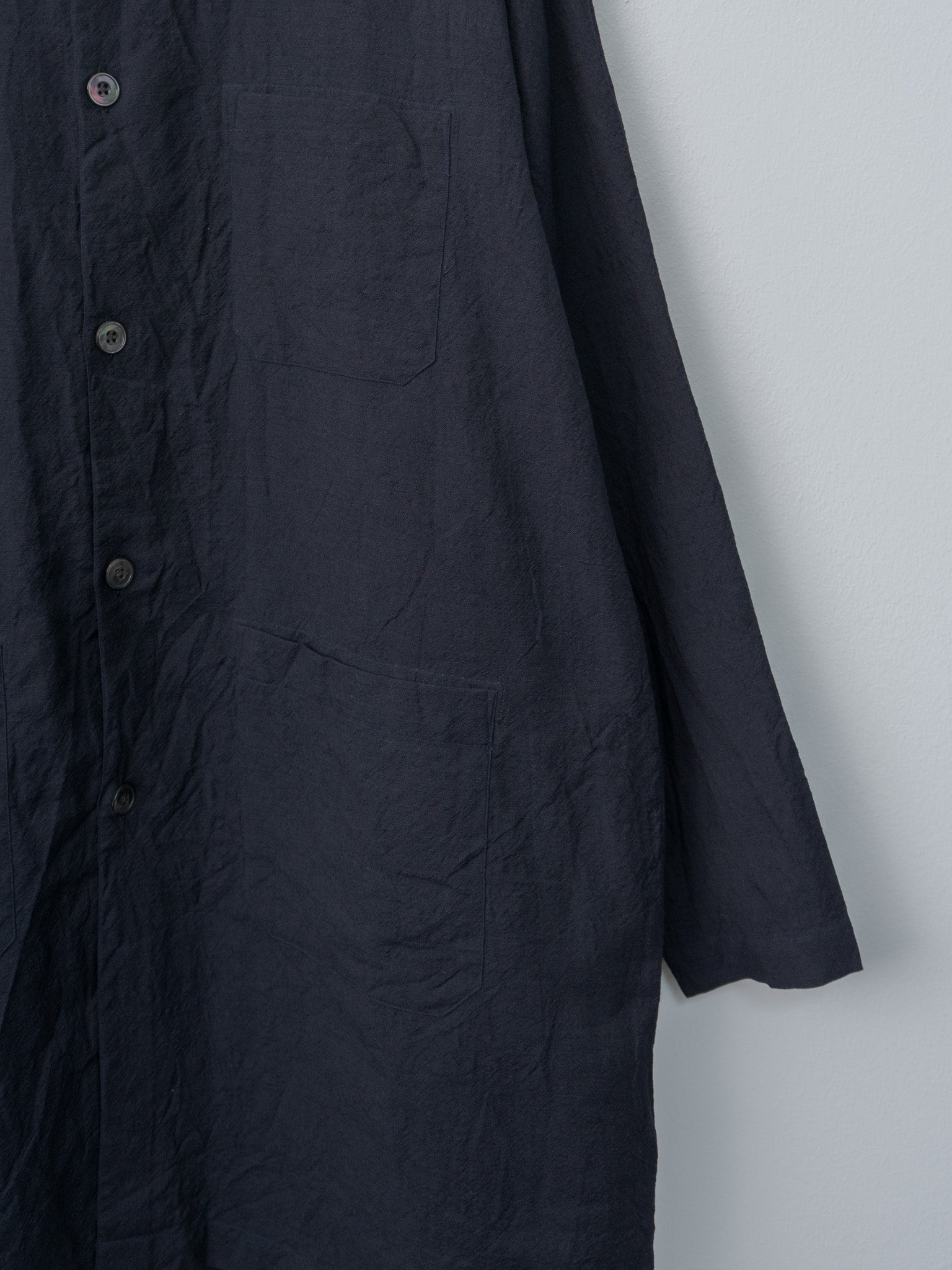 Namu Shop - Fujito Shirt Coat - Dark Navy