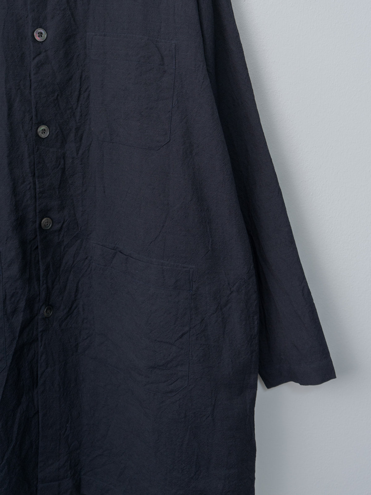 Namu Shop - Fujito Shirt Coat - Dark Navy