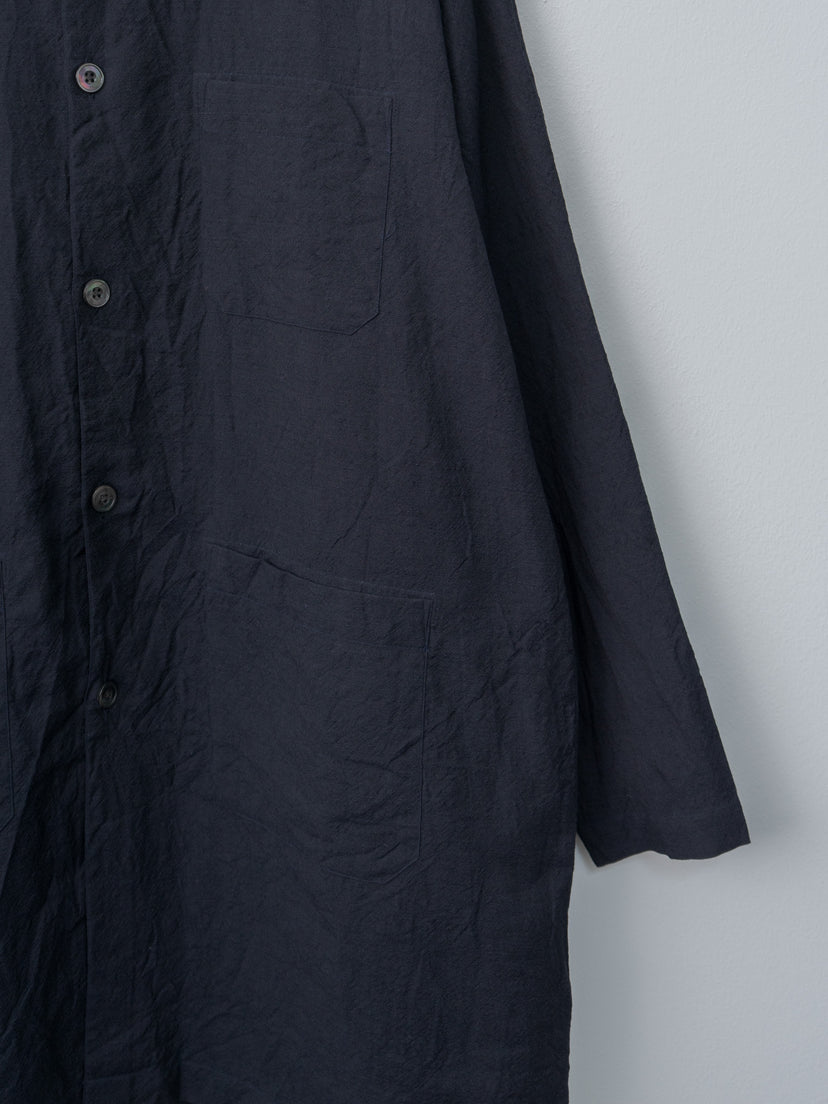 Namu Shop - Fujito Shirt Coat - Dark Navy
