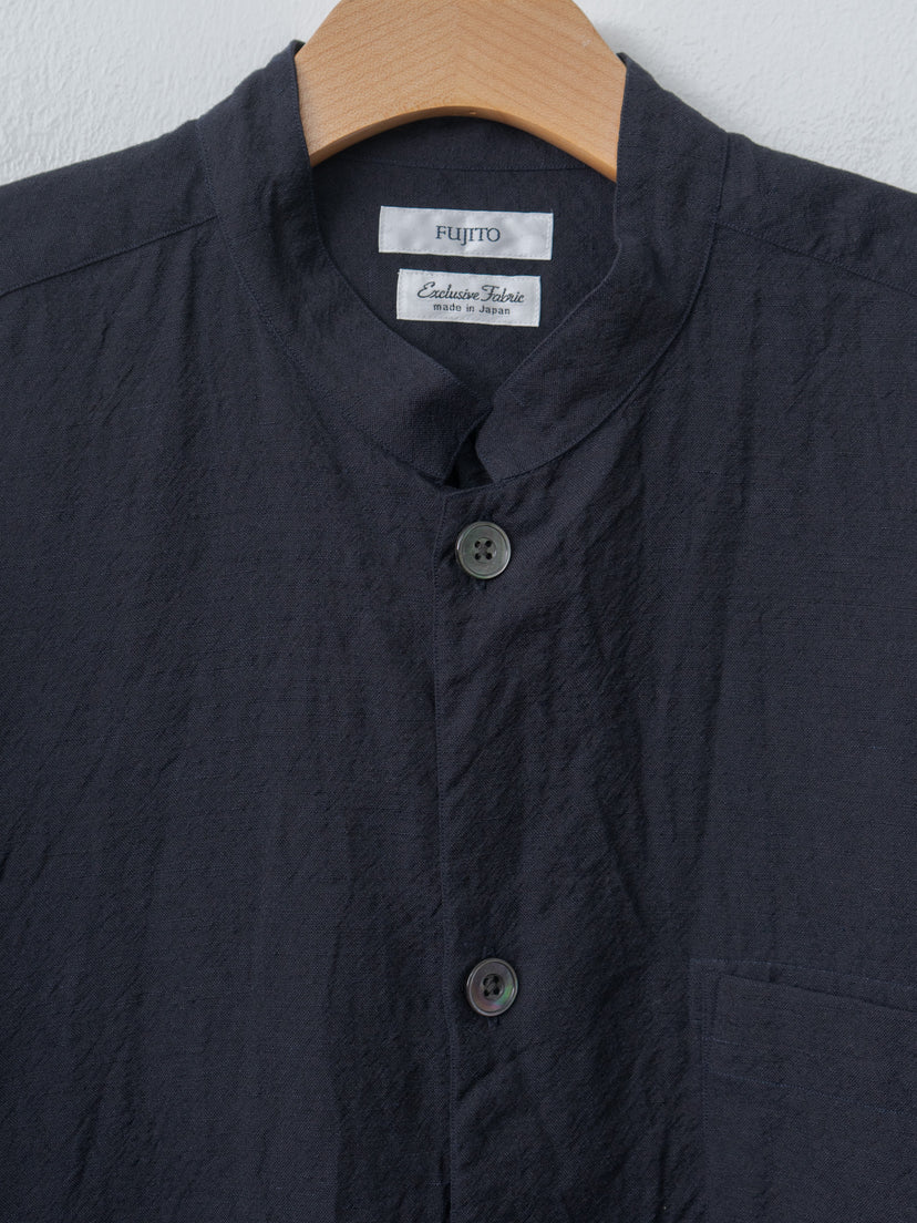 Namu Shop - Fujito Shirt Coat - Dark Navy